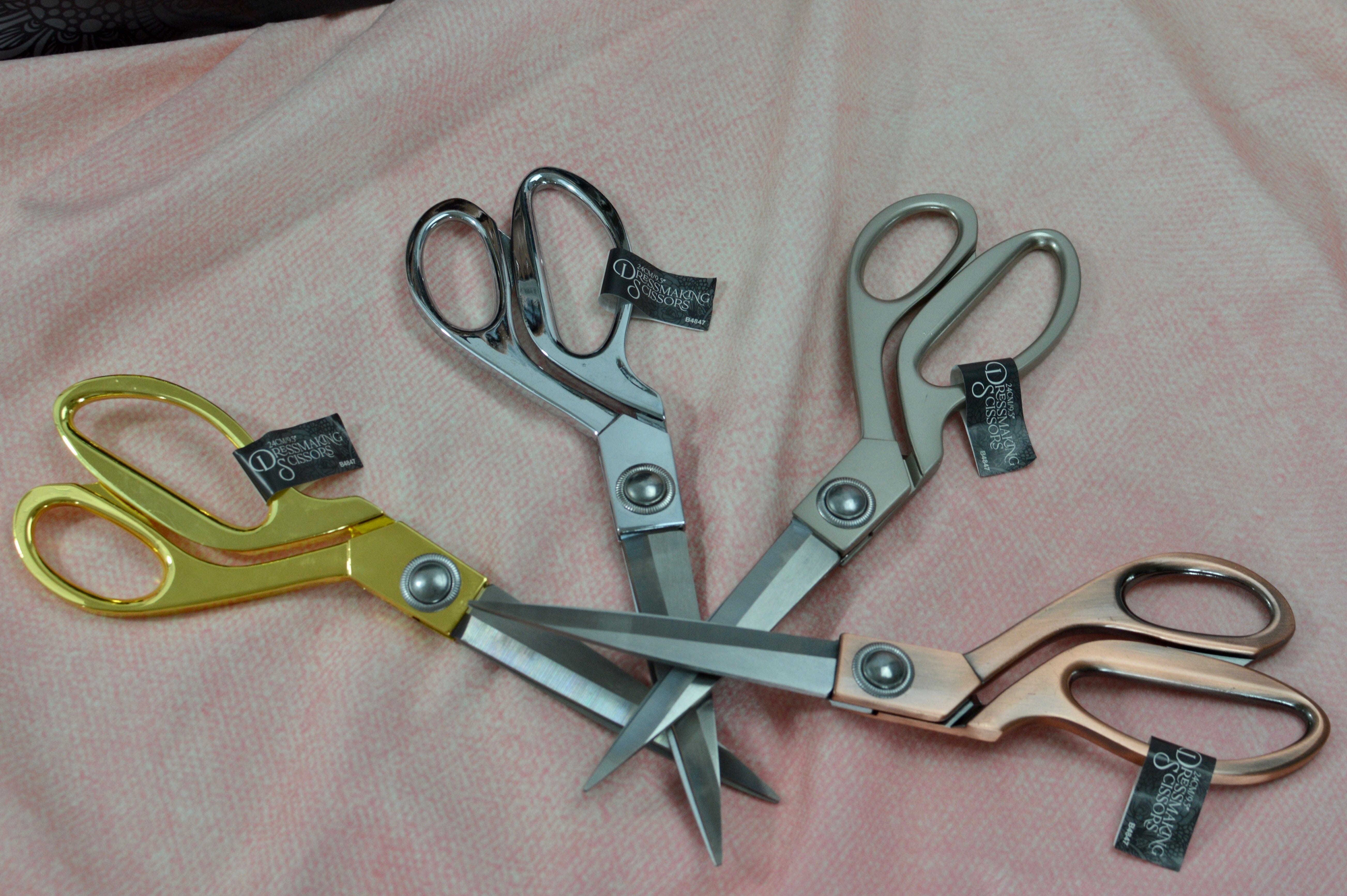 hochwertige Schneiderschere 24 cm edelstahl rosé gold Stück poshpinks