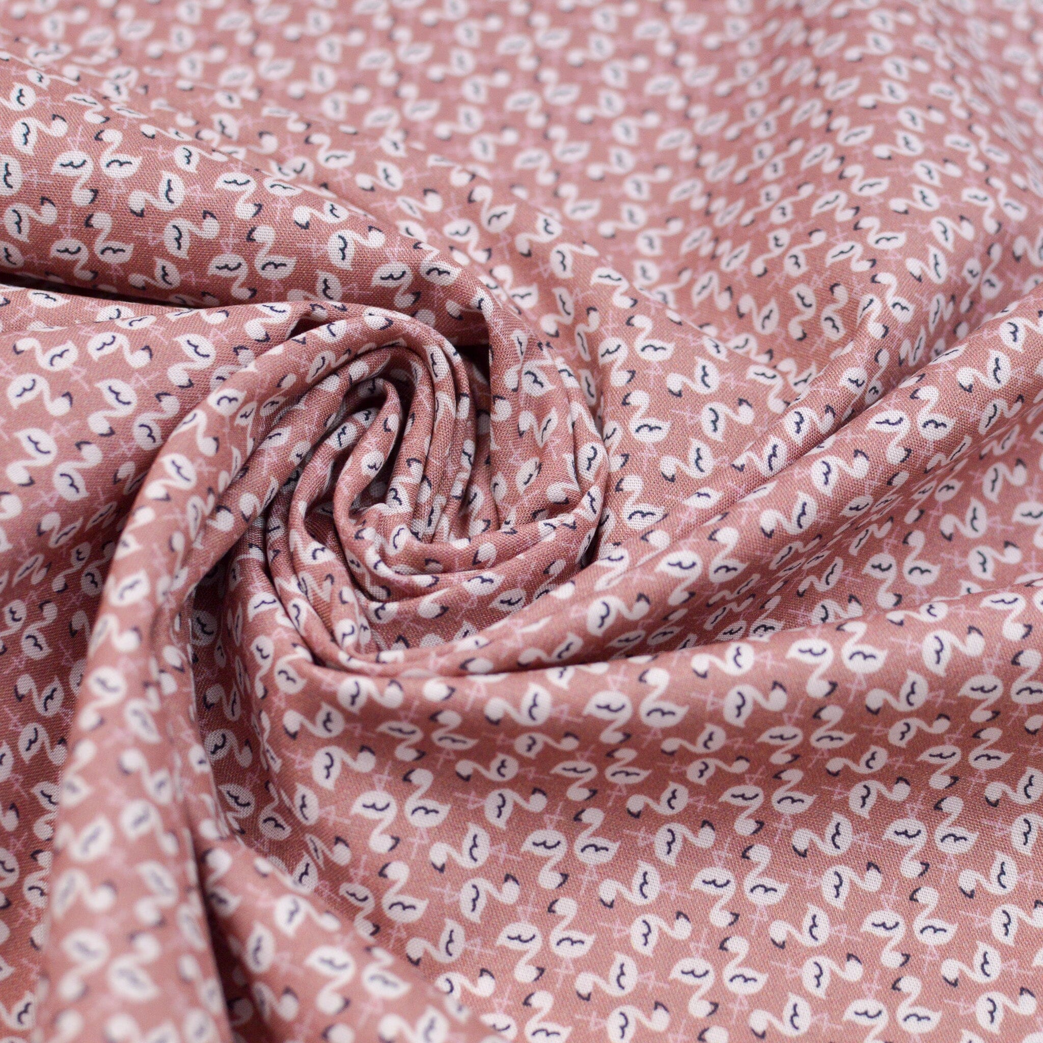 Baumwoll Popeline - Flamingos Fabric poshpinks