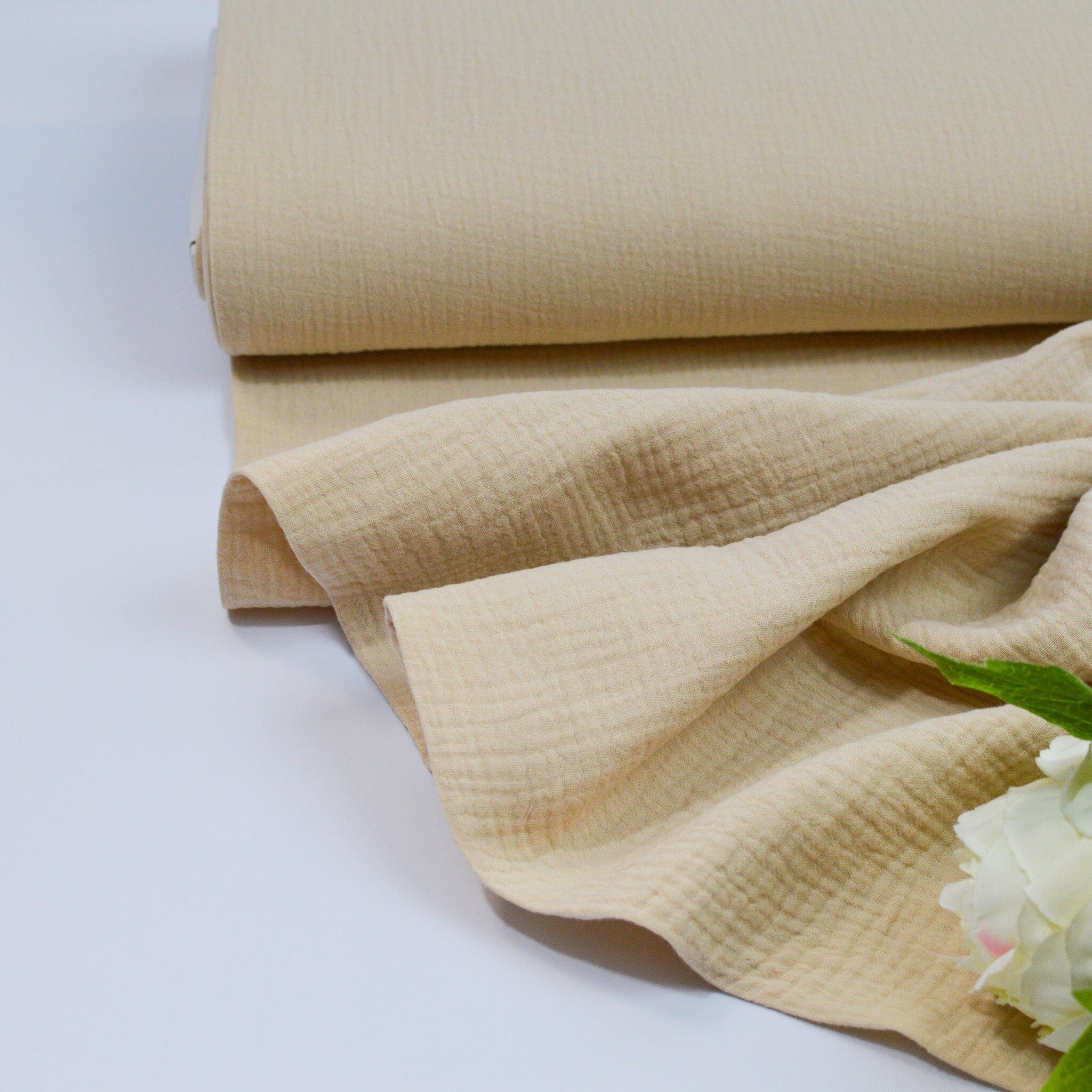 Musselin - Natur Fabric poshpinks