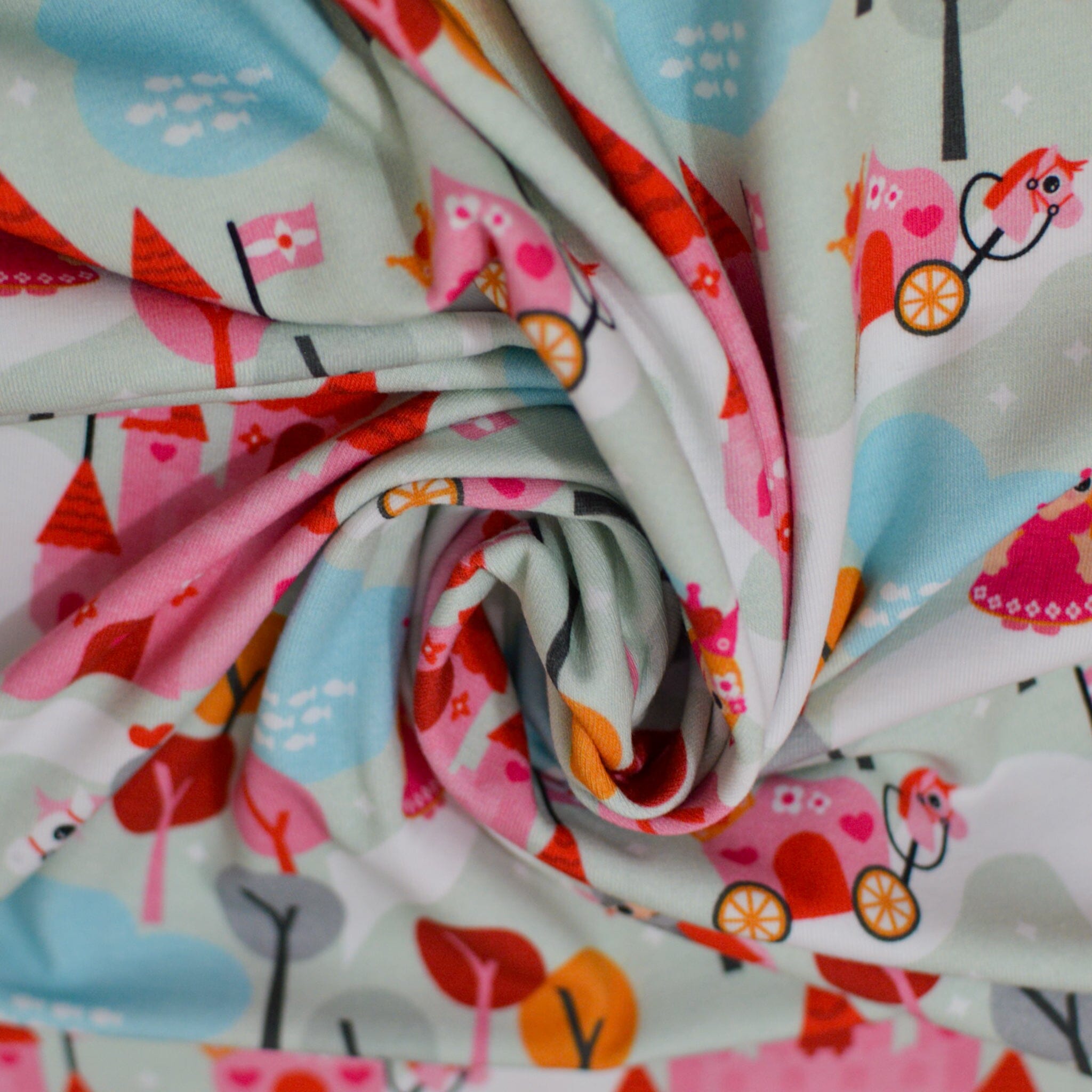 Baumwolljersey - rot Fabric poshpinks