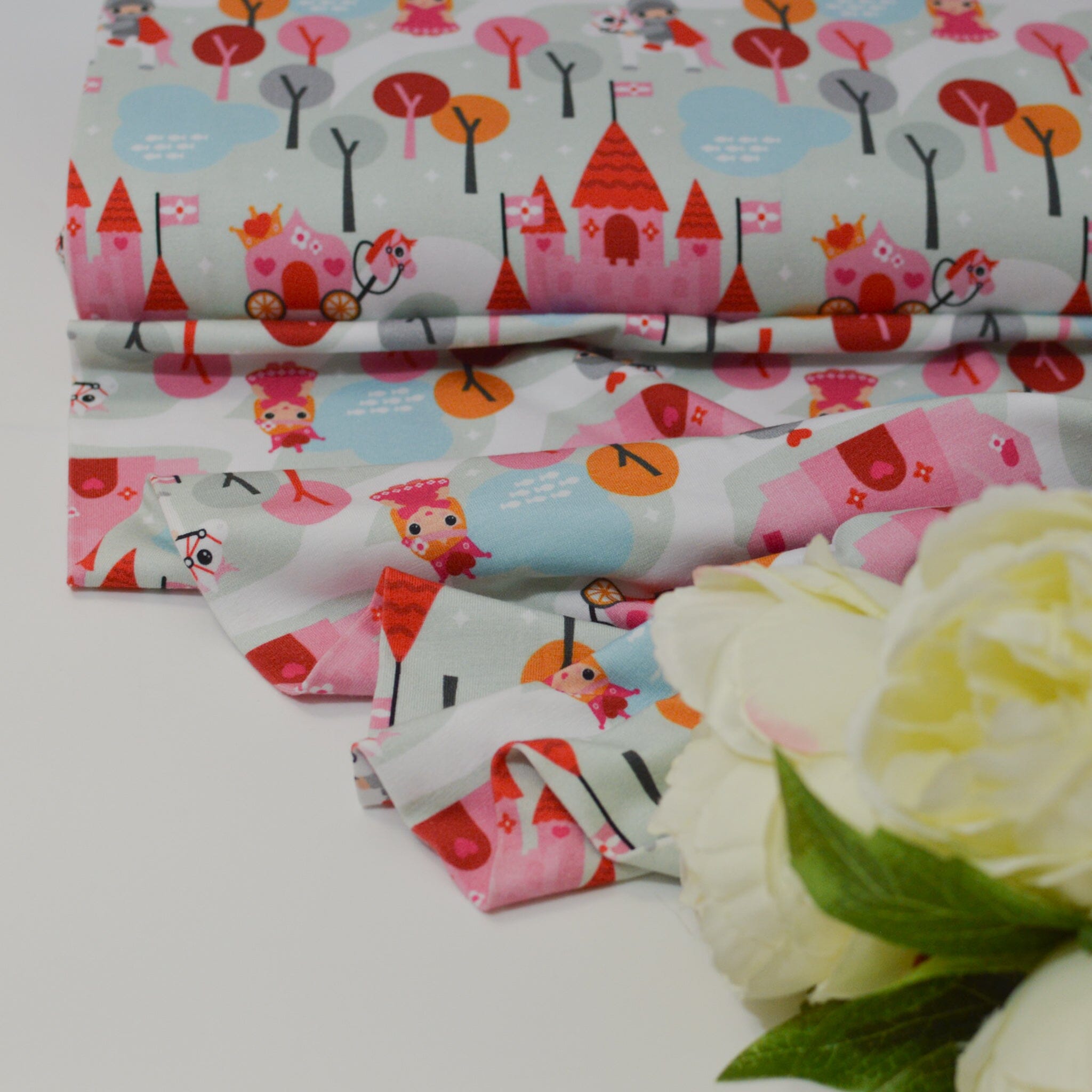 Baumwolljersey - rot Fabric poshpinks