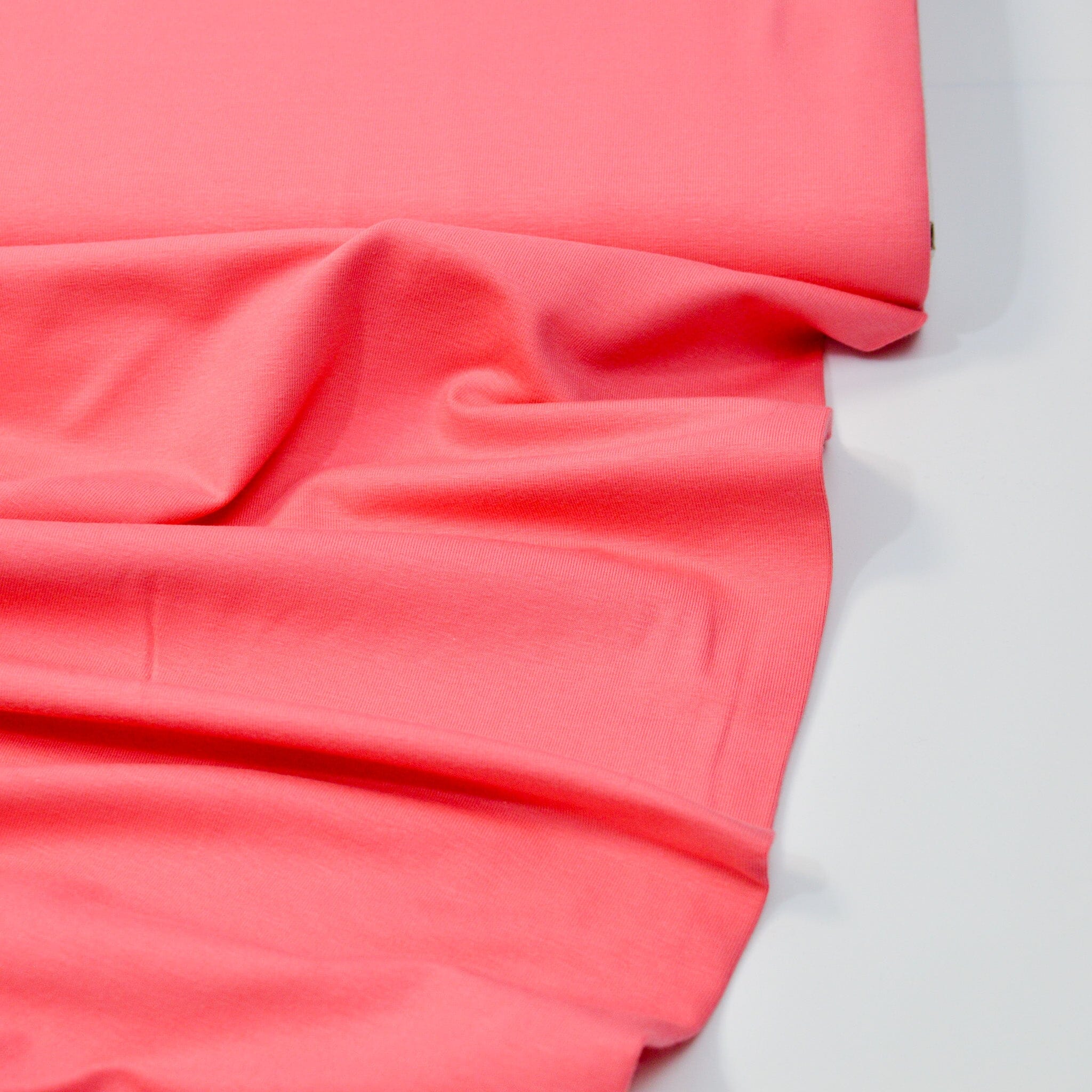 Baumwolljersey - coralle Fabric poshpinks