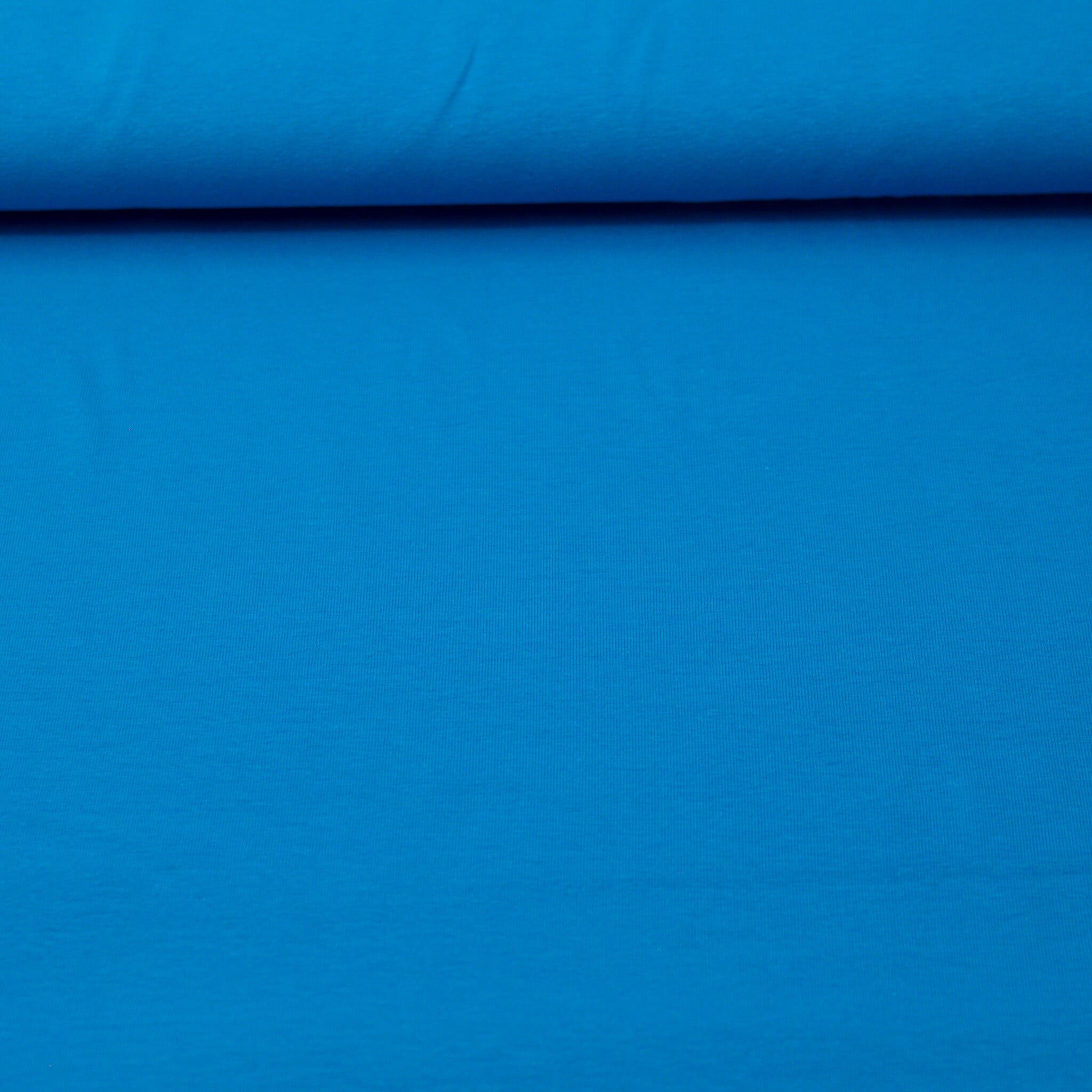 Baumwolljersey - azurblau Fabric poshpinks