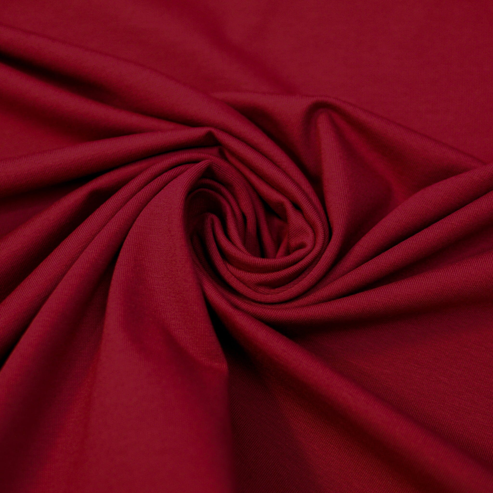 Baumwolljersey - dunkelrot Fabric poshpinks