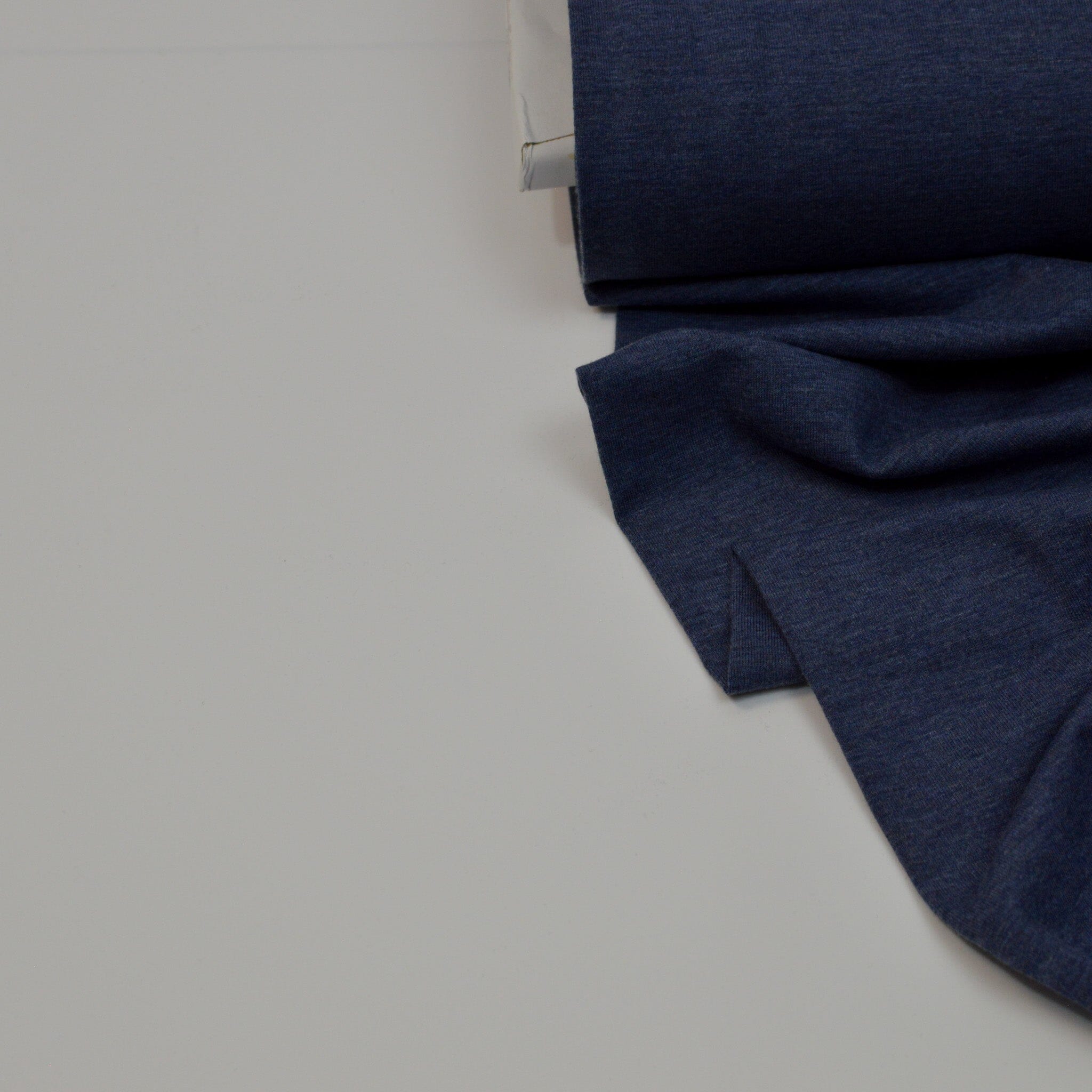 Melangejersey - dunkelblau schwarz Fabric poshpinks