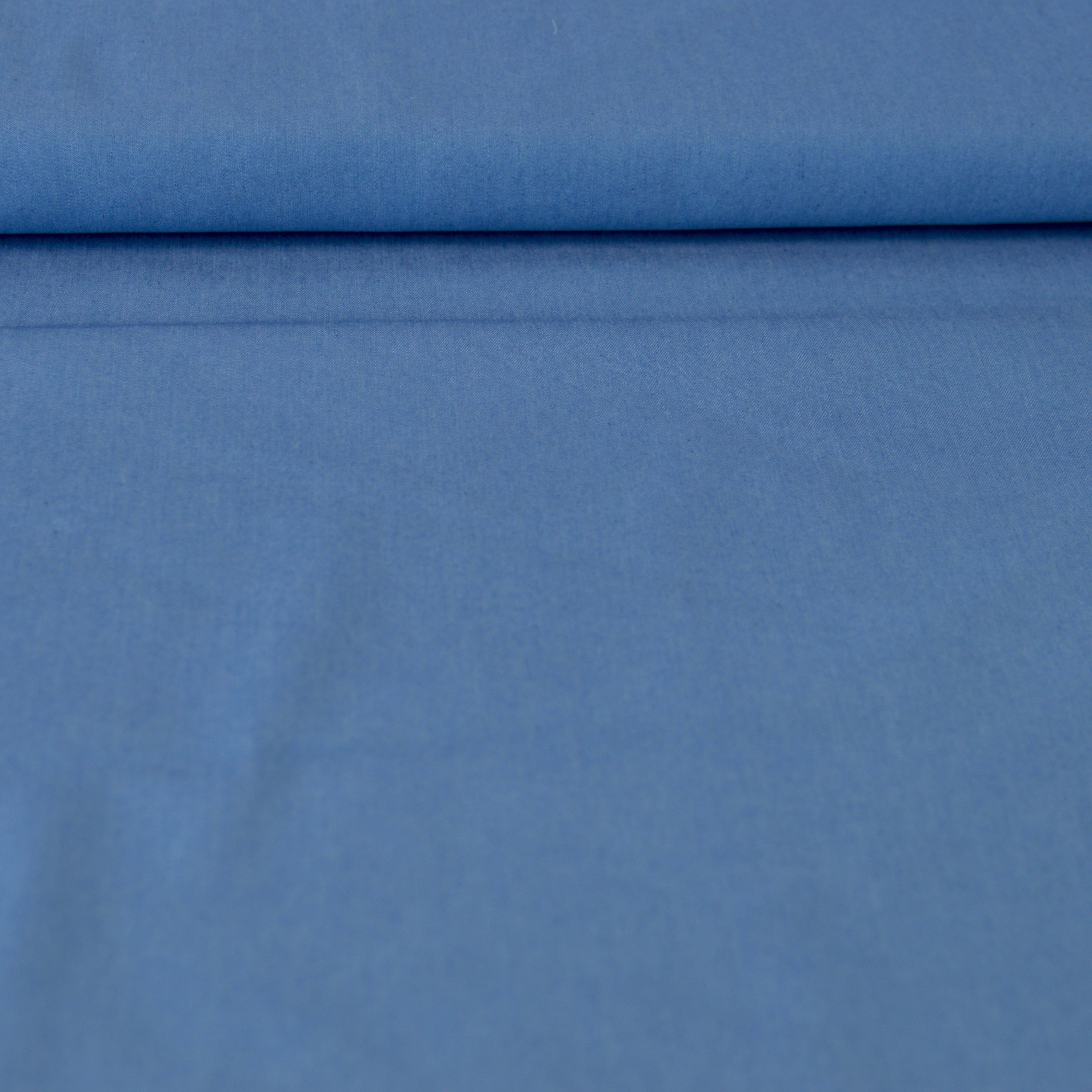 Chambray - stone washed uni - Baumwollmix Webware Fabric poshpinks
