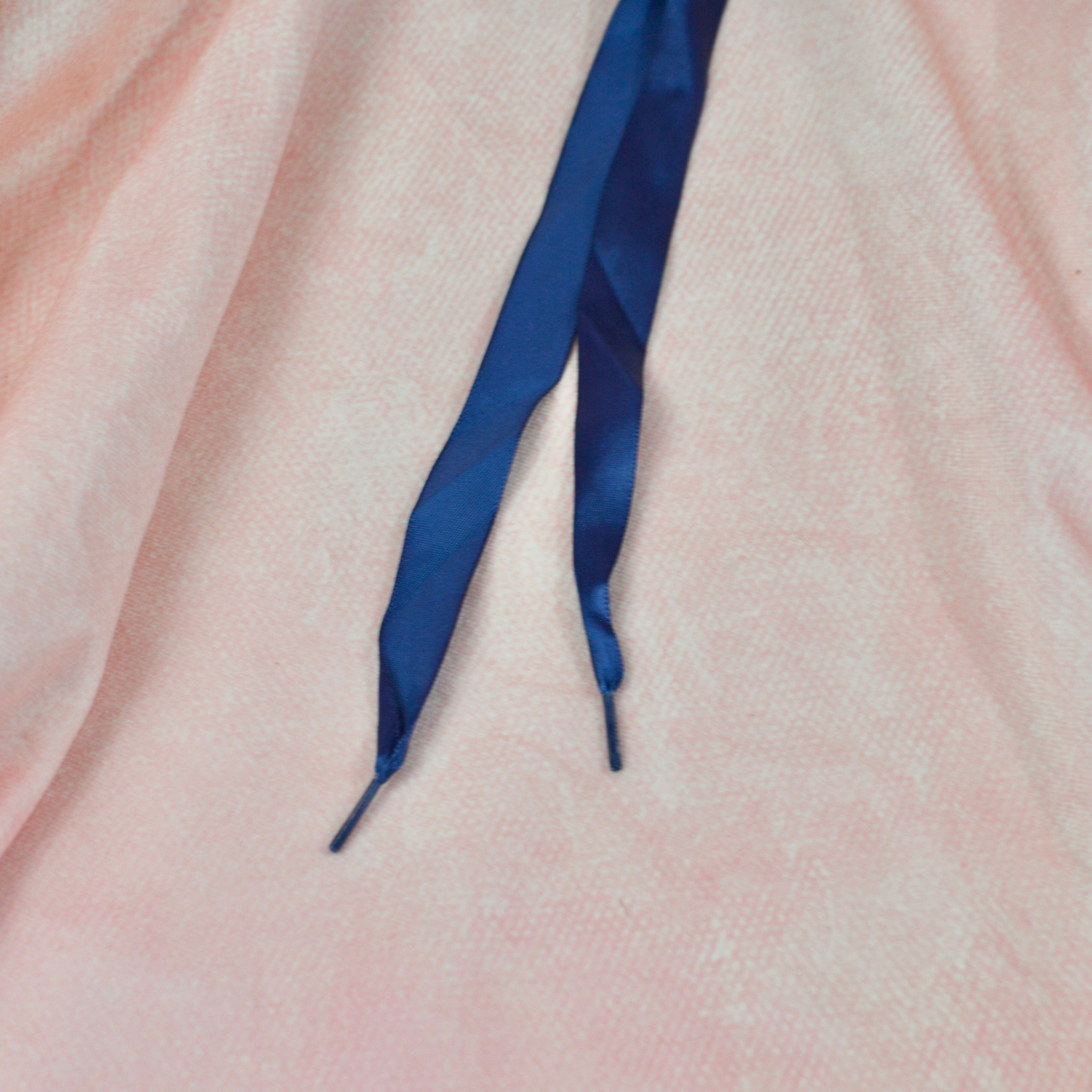 Satinband Schnürsenkel Dunkelblau 110 cm Pearls poshpinks
