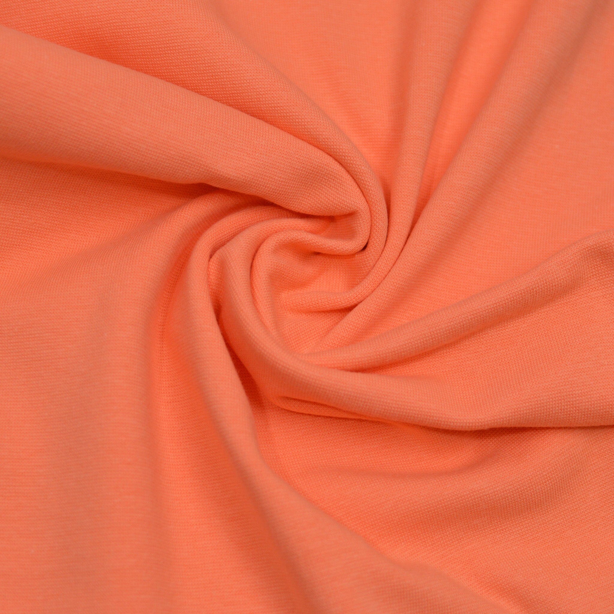 Bündchen - bright coral Fabric poshpinks