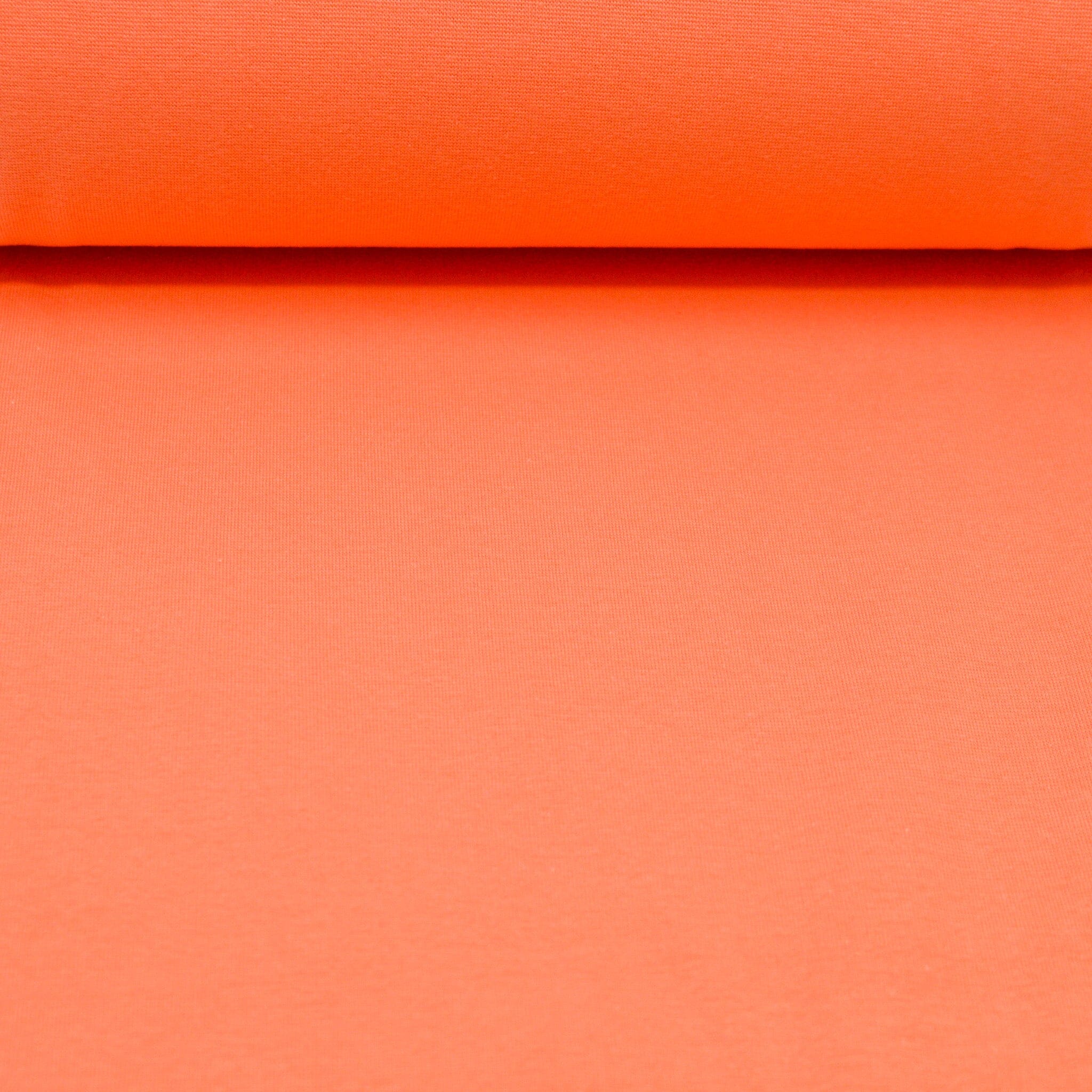 Bündchen - bright coral Fabric poshpinks