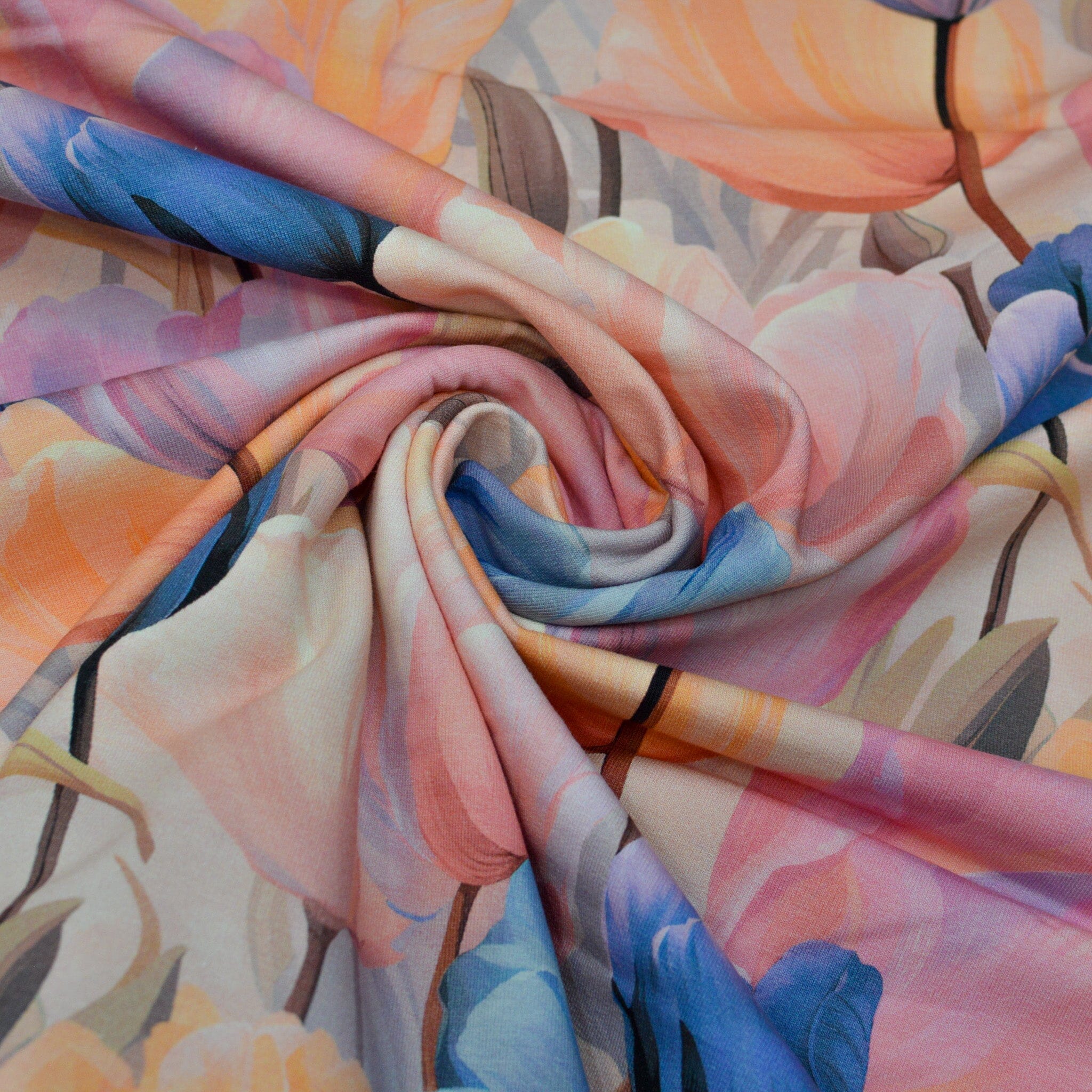French Terry - Tulpentraum - rosé Fabric poshpinks