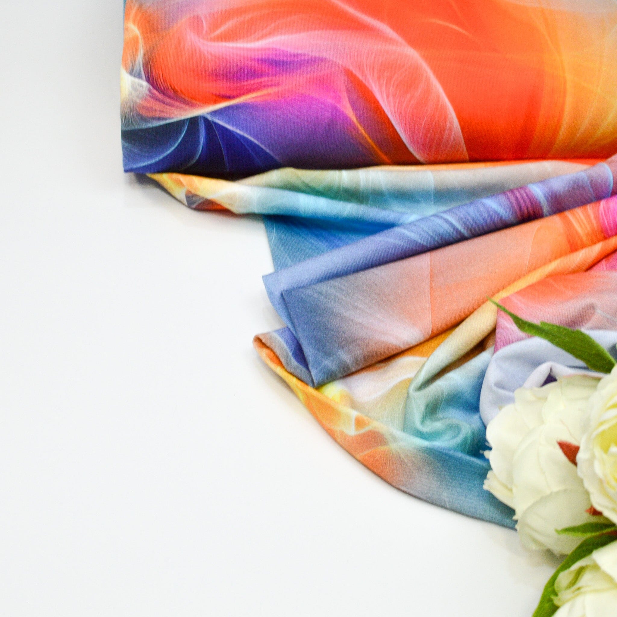 Stoffhändler mit Herz Eigenproduktion 18 - Silken Swirl by Tante Ema Fabric poshpinks