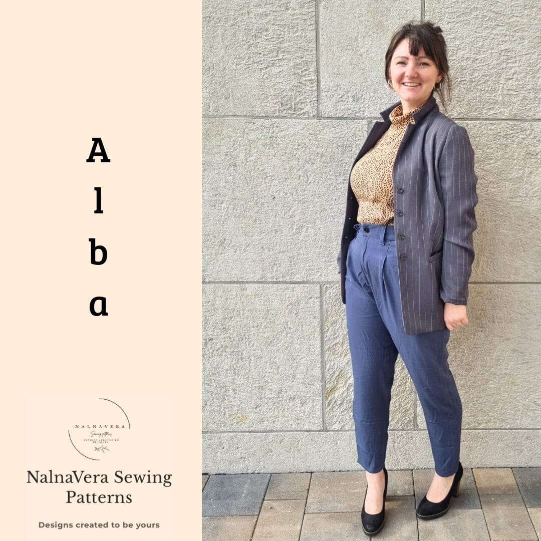 Nalnavera Schnittmuster Alba Bundfaltenhose Schnittmuster poshpinks