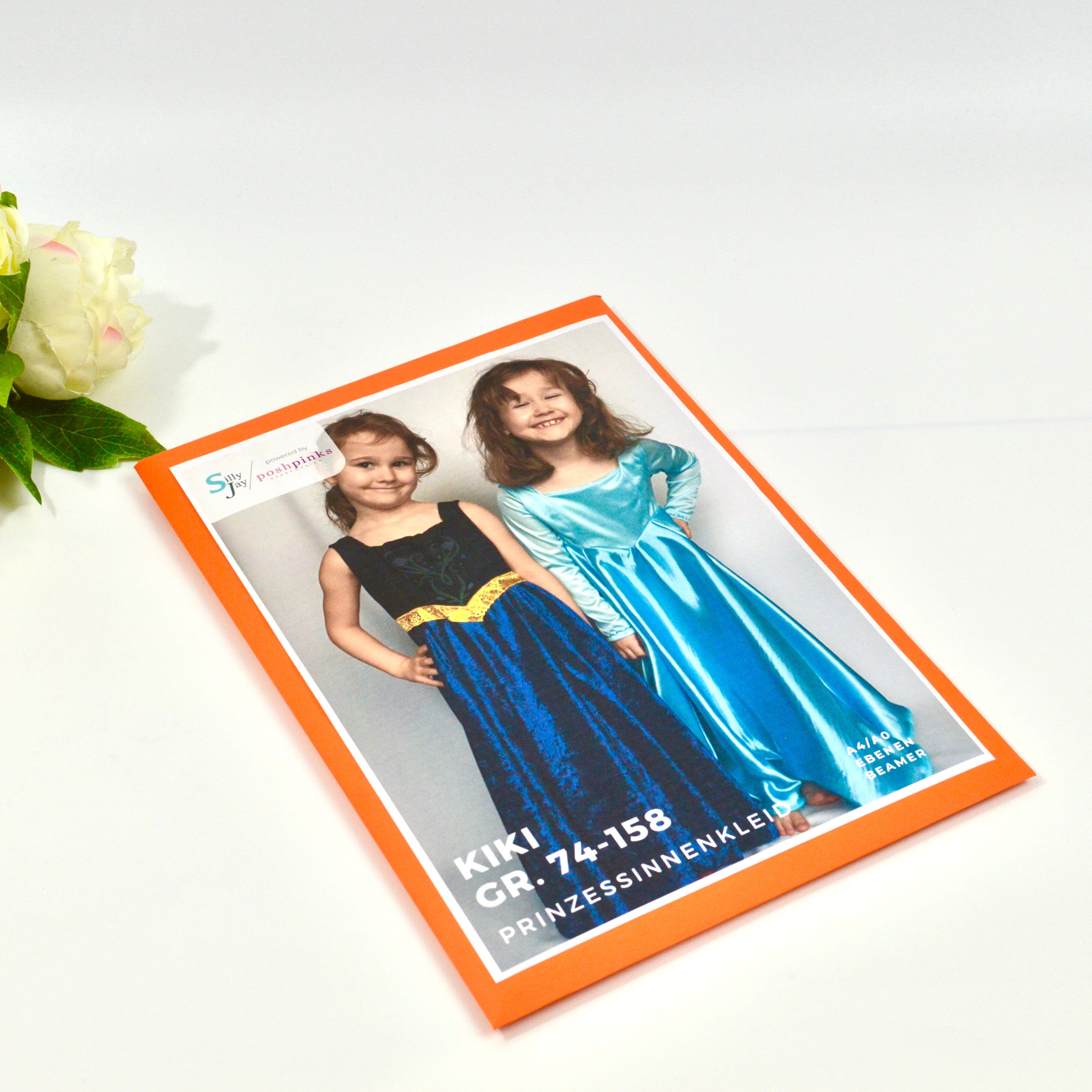 Papierschnittmuster - Kiki Prinzessinnenkleid 74-158 Schnittmuster poshpinks