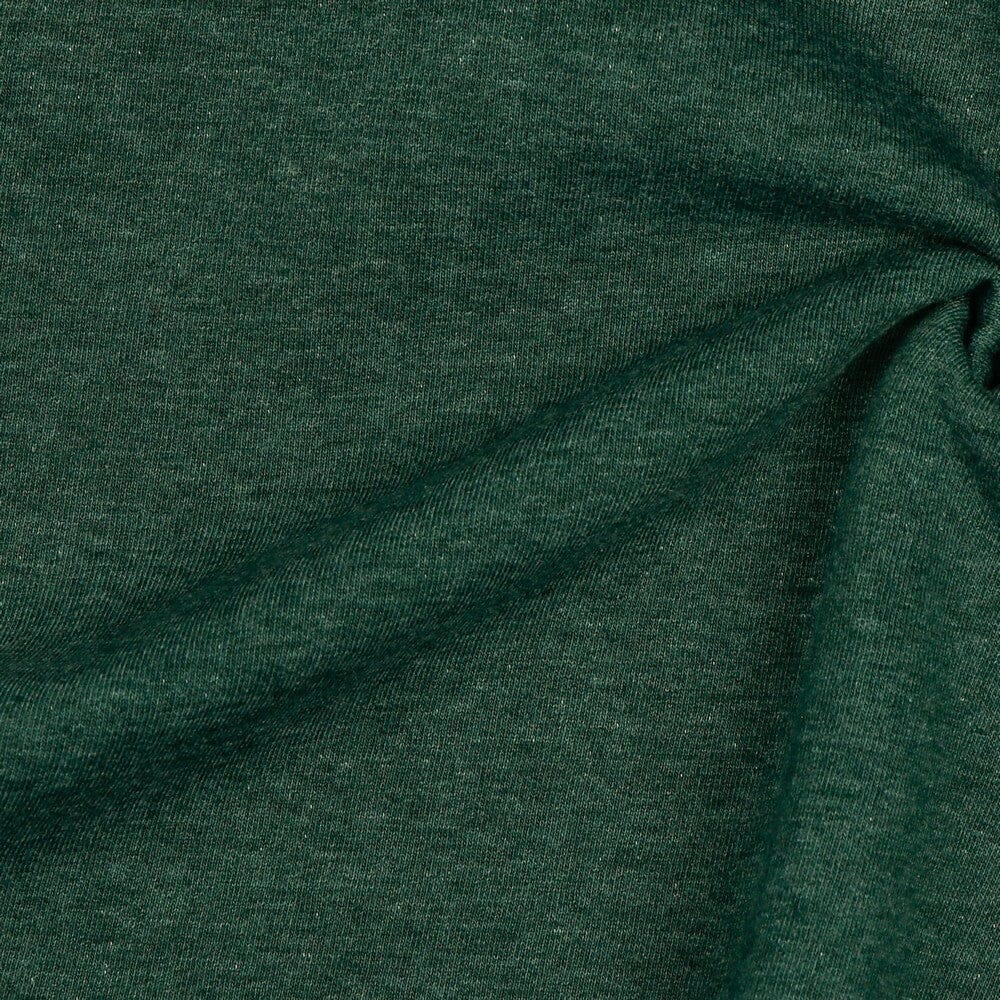 Sweatstoff - waldgrün meliert Fabric poshpinks