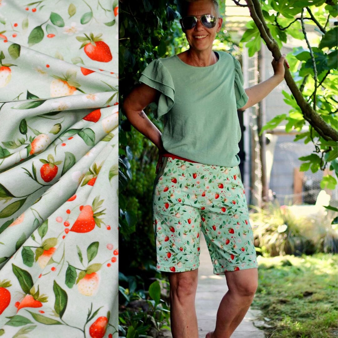 Stoffhändler mit Herz Eigenproduktion 18 - Berry Delight by Tante Ema Fabric poshpinks
