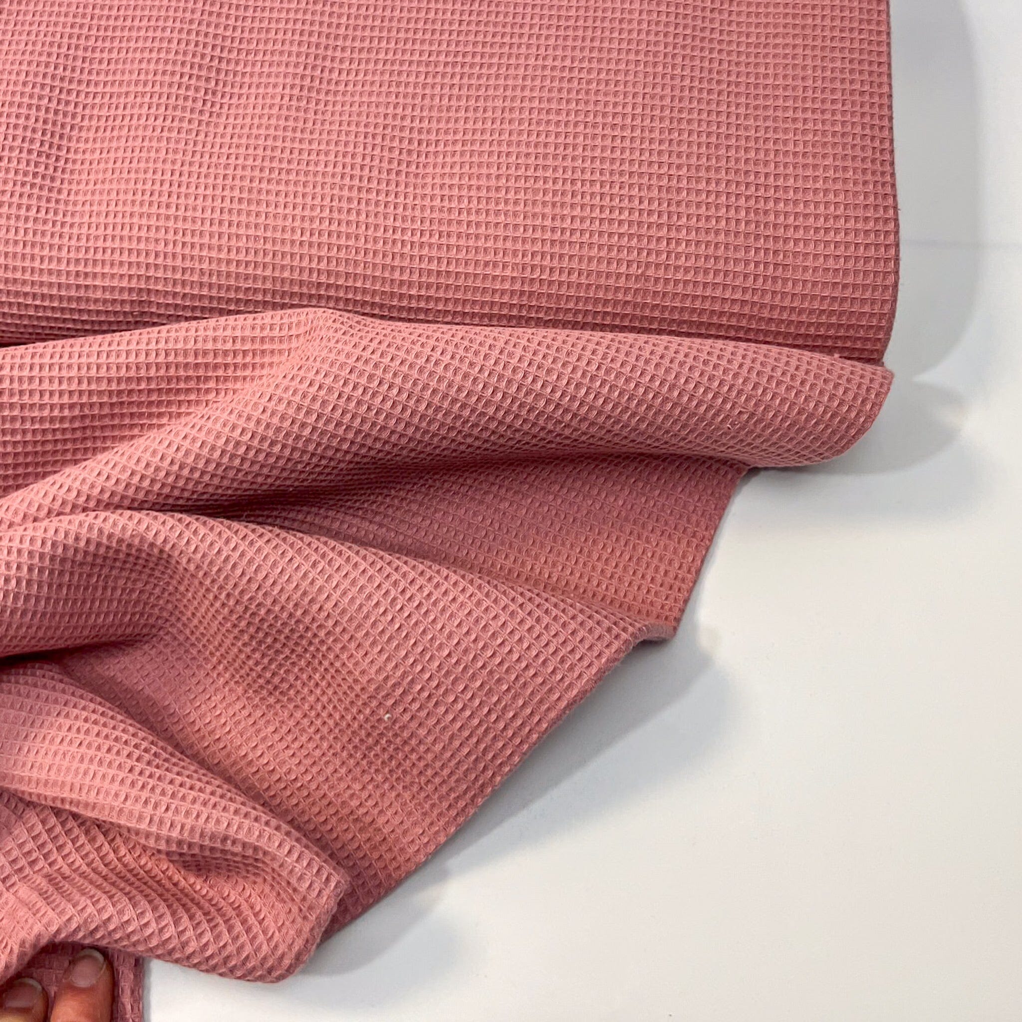 Waffelstoff altrose mini Fabric poshpinks