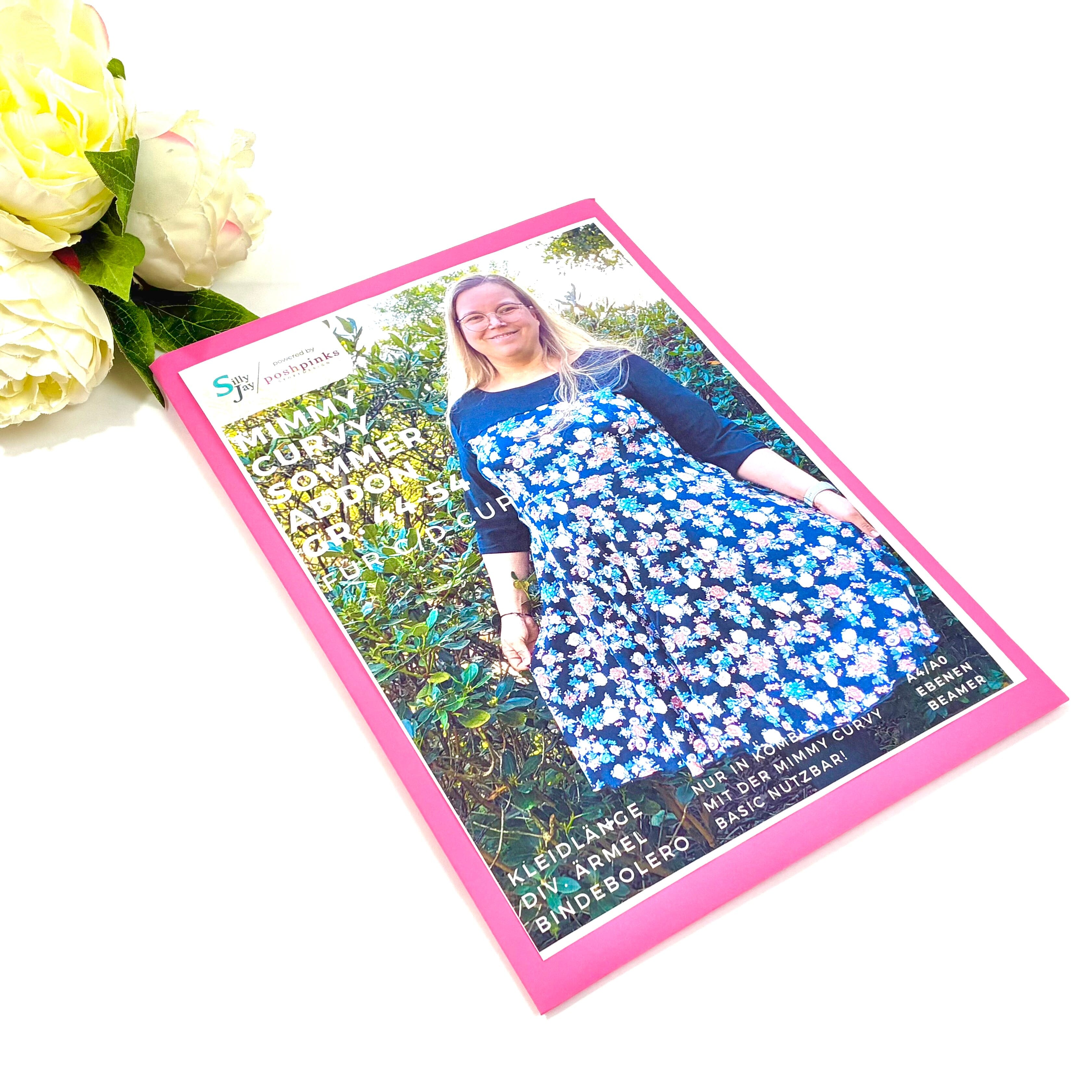 Papierschnittmuster - Mimmy Curvy Summer Add-on 44-54 (C/D - Cup) Schnittmuster poshpinks