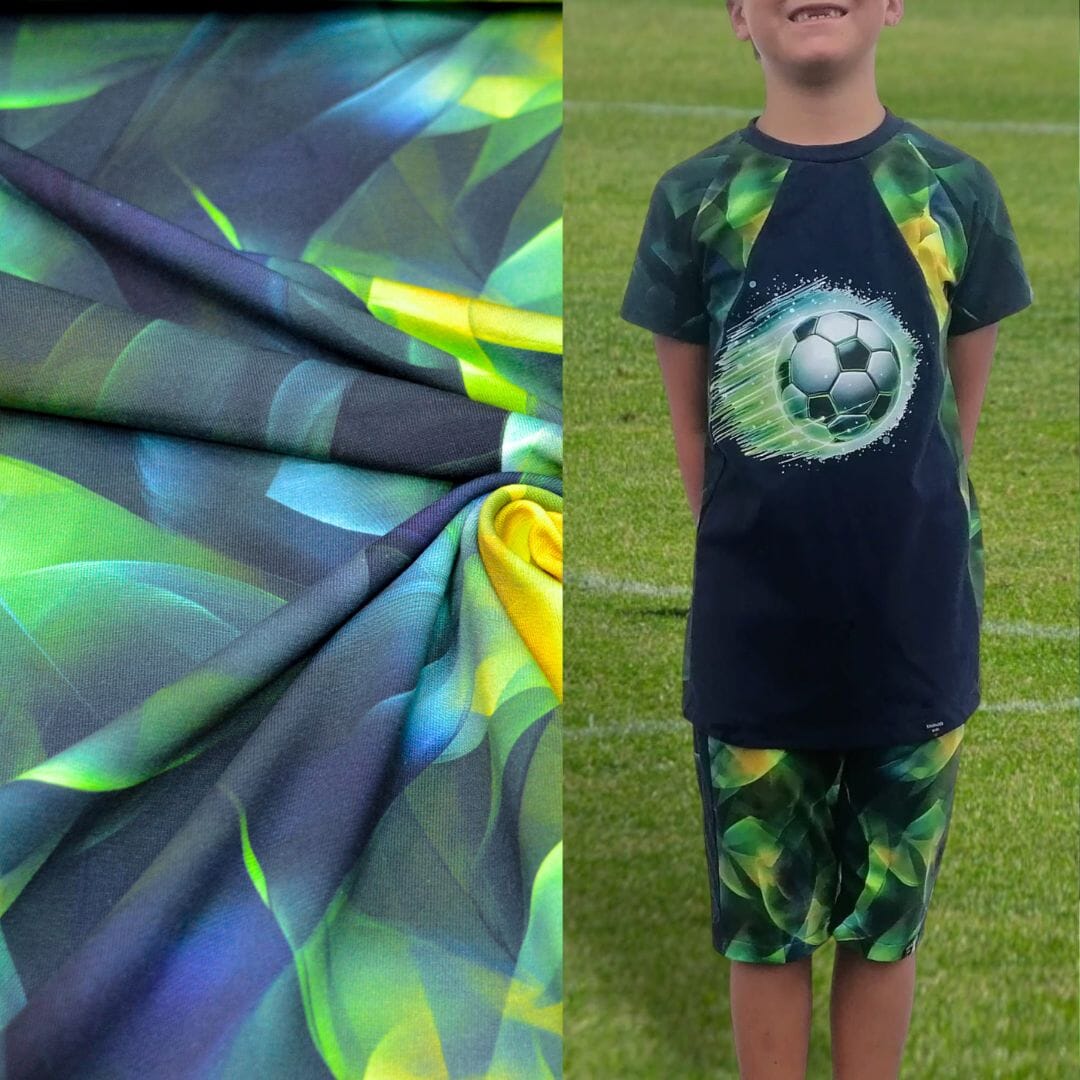 Stoffhändler mit Herz Eigenproduktion 18 - Green Breeze by Tante Ema Fabric poshpinks