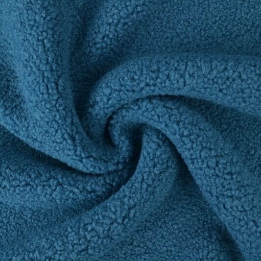 Teddyfleece - Plüsch - petrol Fabric poshpinks