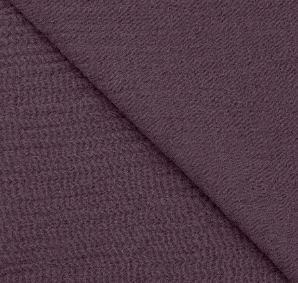 Musselin - dunkel mauve lila