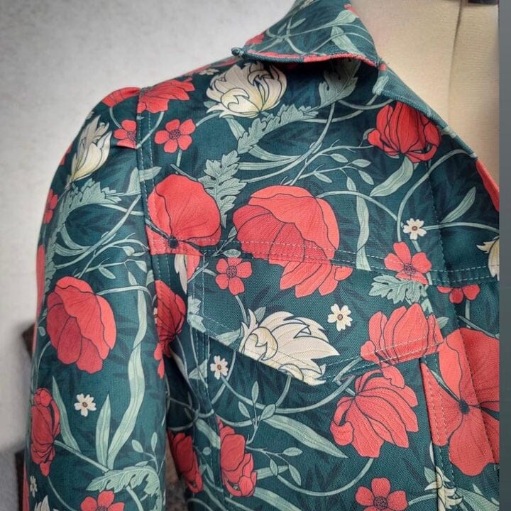 Limited pre order Tender recycling Canvas " Fern " Classic green Fabric poshpinks