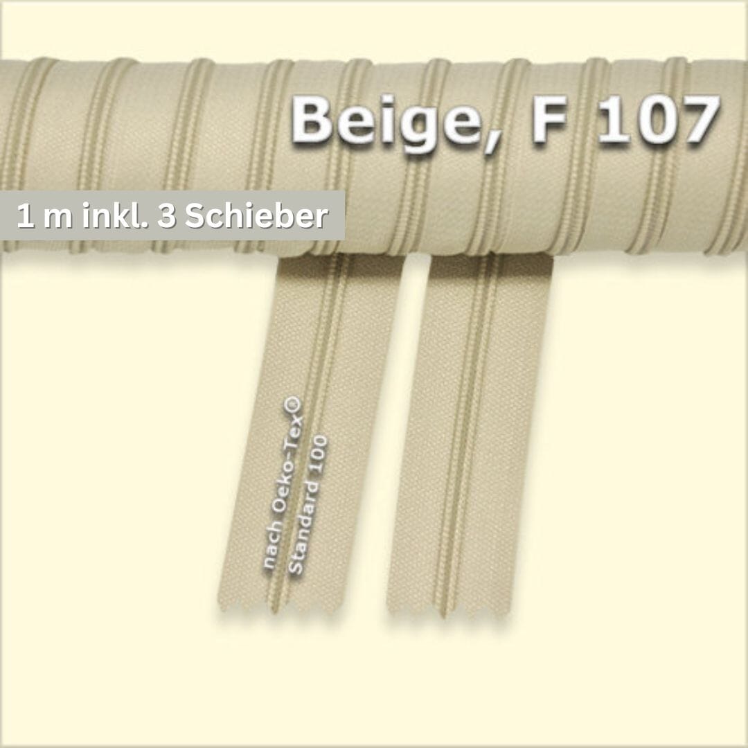 Endlosreißverschluss Helga midi - Meterware Paket poshpinks