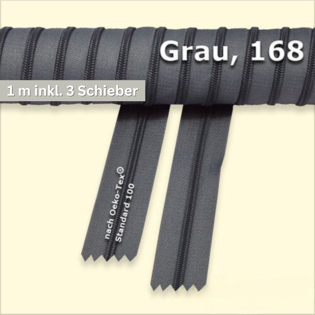 Endlosreißverschluss Helga midi - Meterware Paket poshpinks