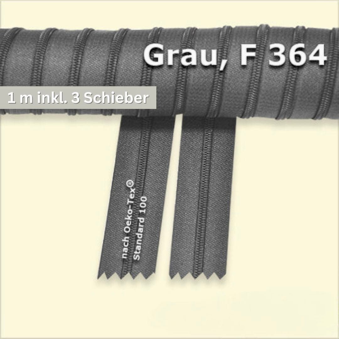 Endlosreißverschluss Helga midi - Meterware Paket poshpinks