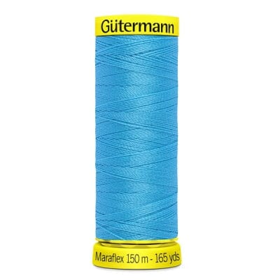 elastisches Nähgarn Gütermann Maraflex - 100m - Aqua (5396) Stück poshpinks