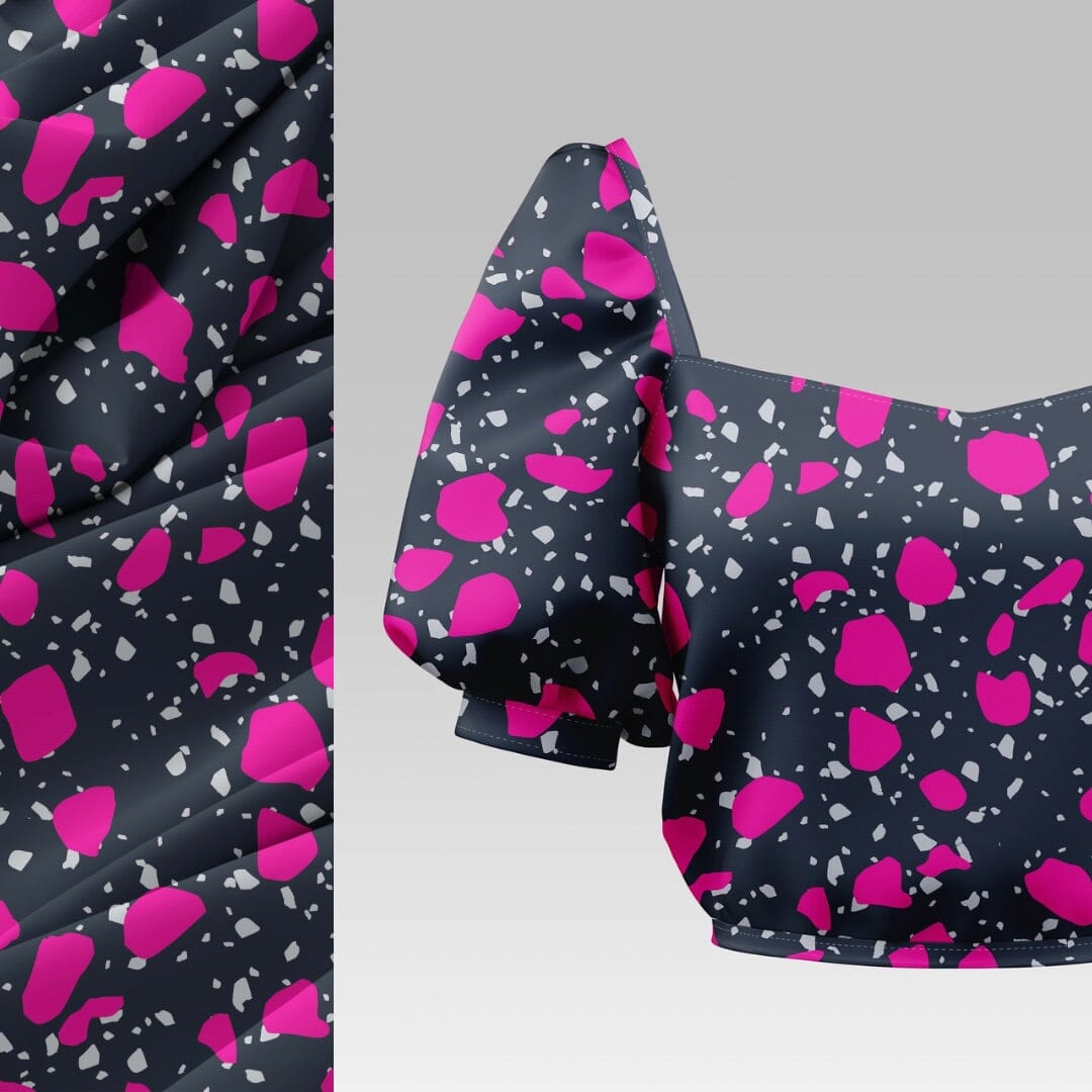 Vorbestellung Viskosetwill - Ragazzi - Amaro di Magenta Fabric poshpinks