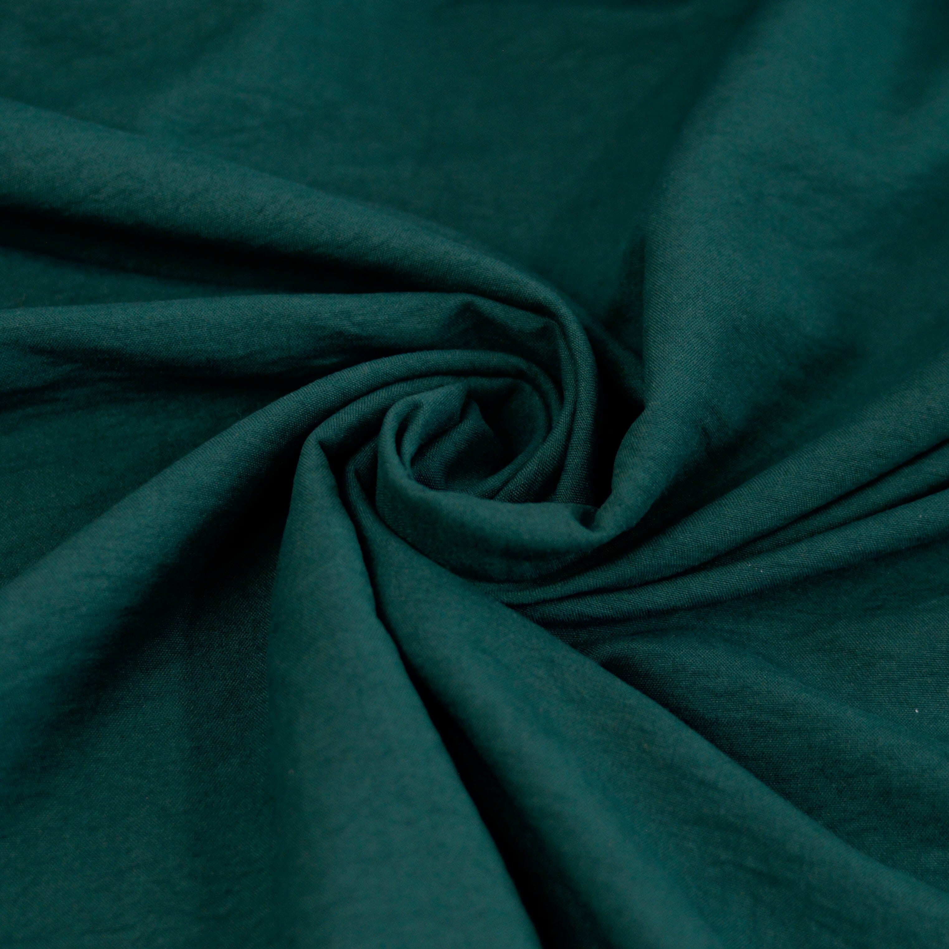 Classy knitterarme Webware Velvet Touch - dunkelgrün Fabric poshpinks