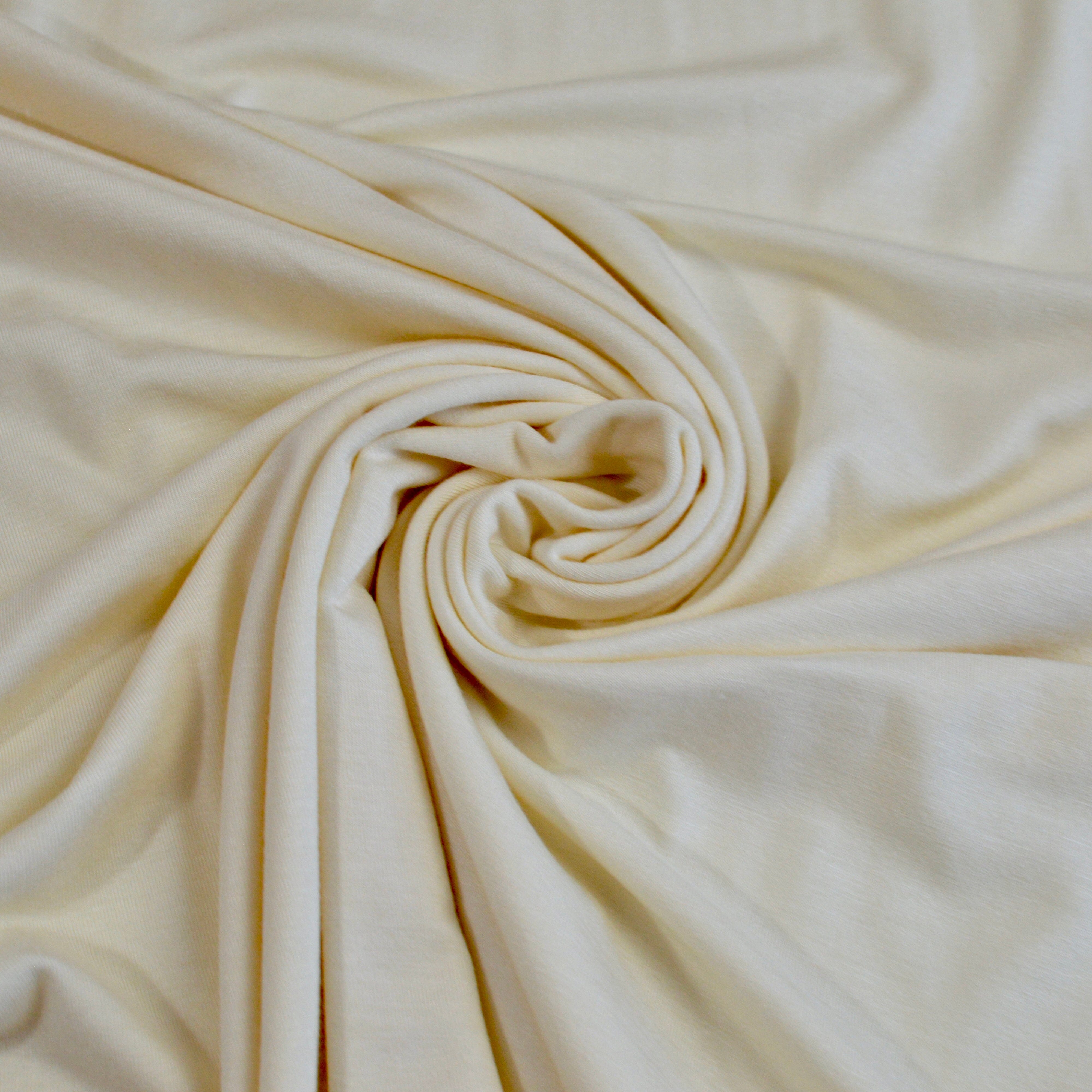 Viskose Jersey - cremeweiß Fabric poshpinks