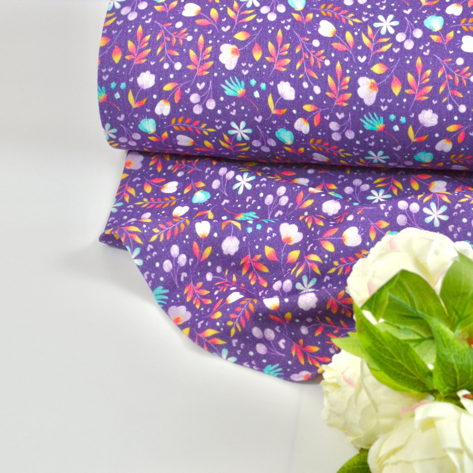 Musselin Ultra Soft - Dopamine Velvet Peri Fabric poshpinks