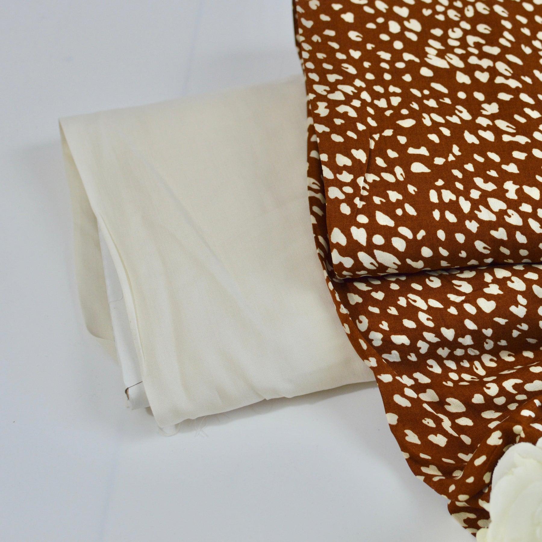 Viskose - Mini Leo Rost Fabric poshpinks