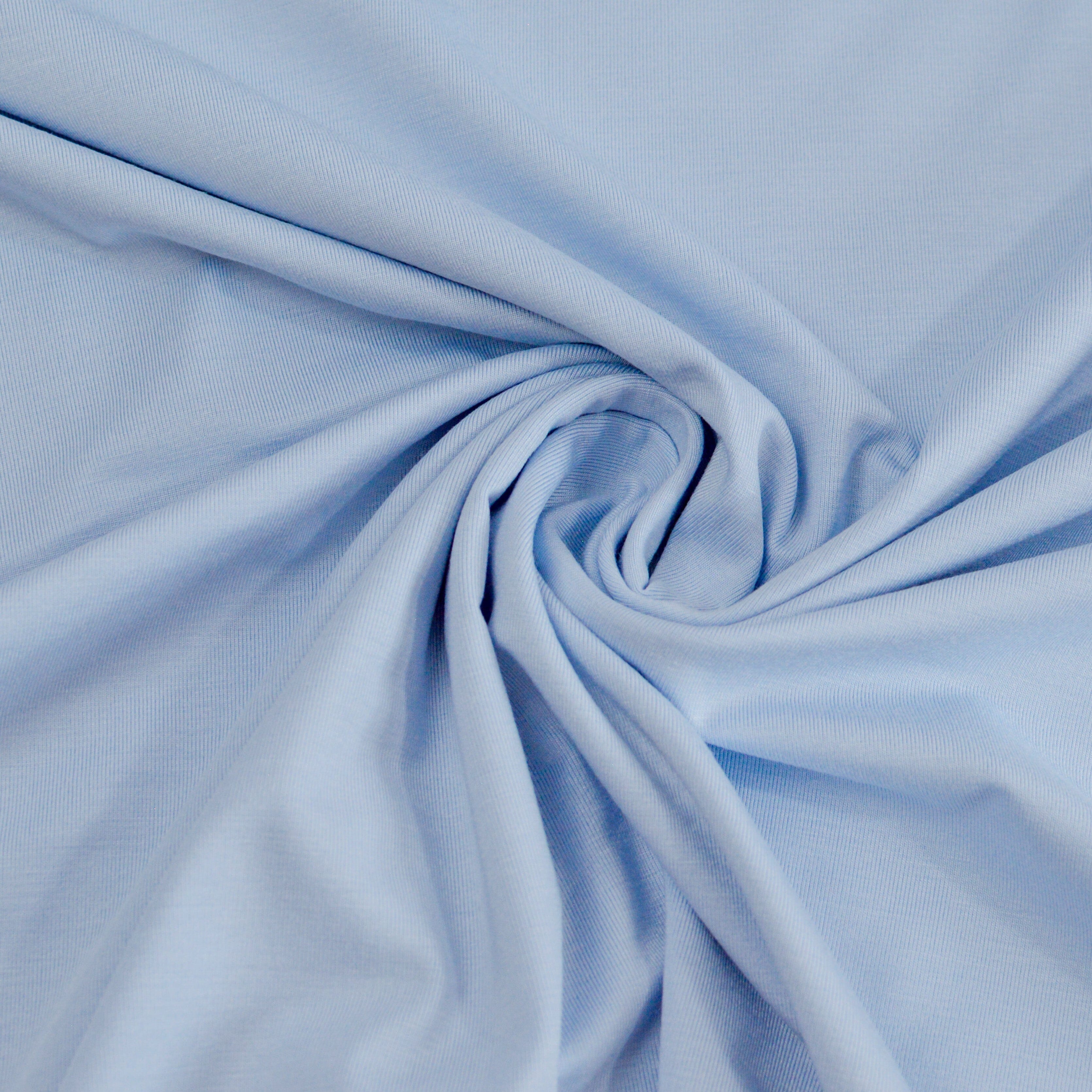 Viskosejersey - hellblau Fabric poshpinks