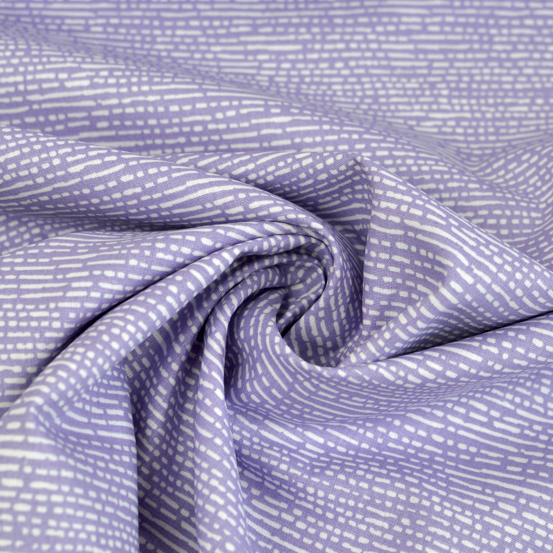 Baumwoll Popeline - micro scratchy stripes - lila Fabric poshpinks