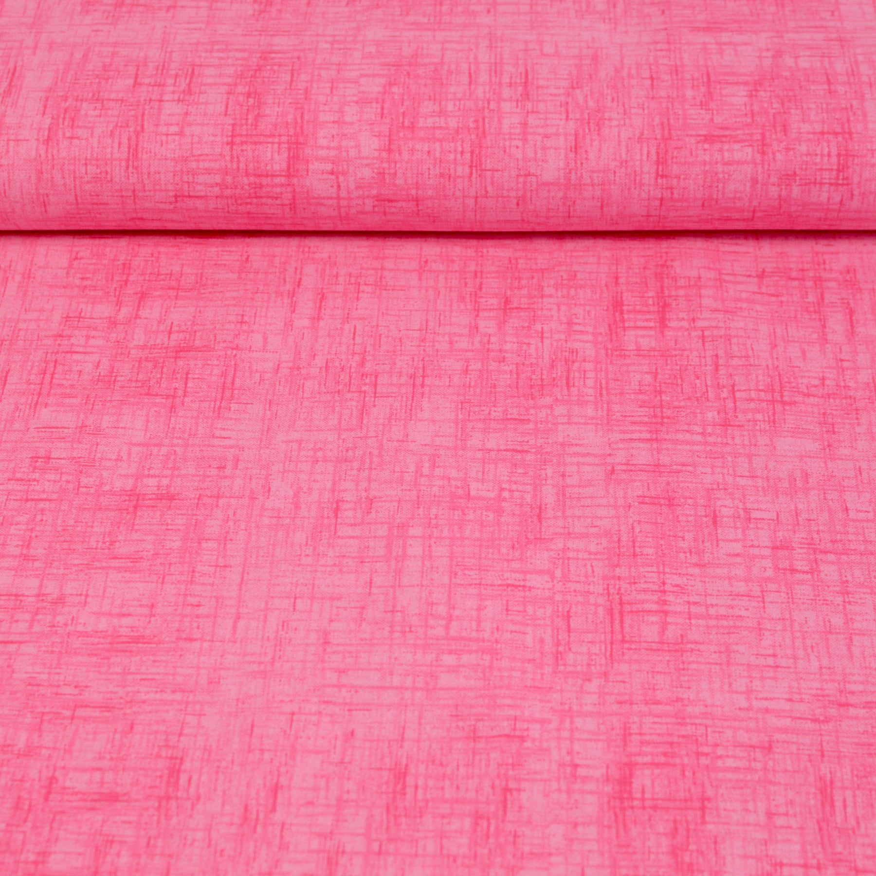 Baumwoll Cretonne - Webware mit Muster in Leinenoptik - pink Fabric poshpinks