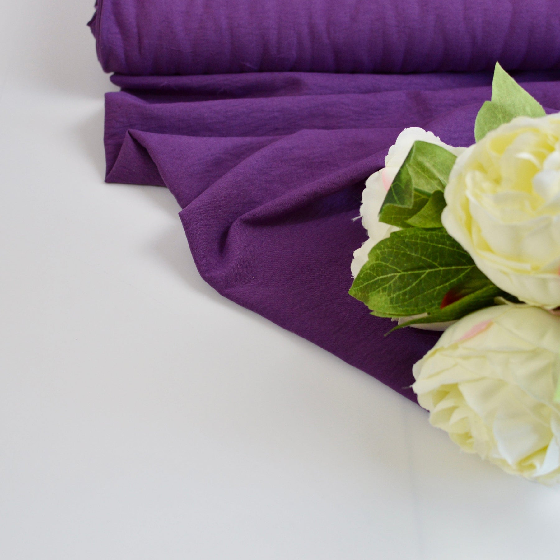 Classy knitterarme Webware Velvet Touch - violett Fabric poshpinks