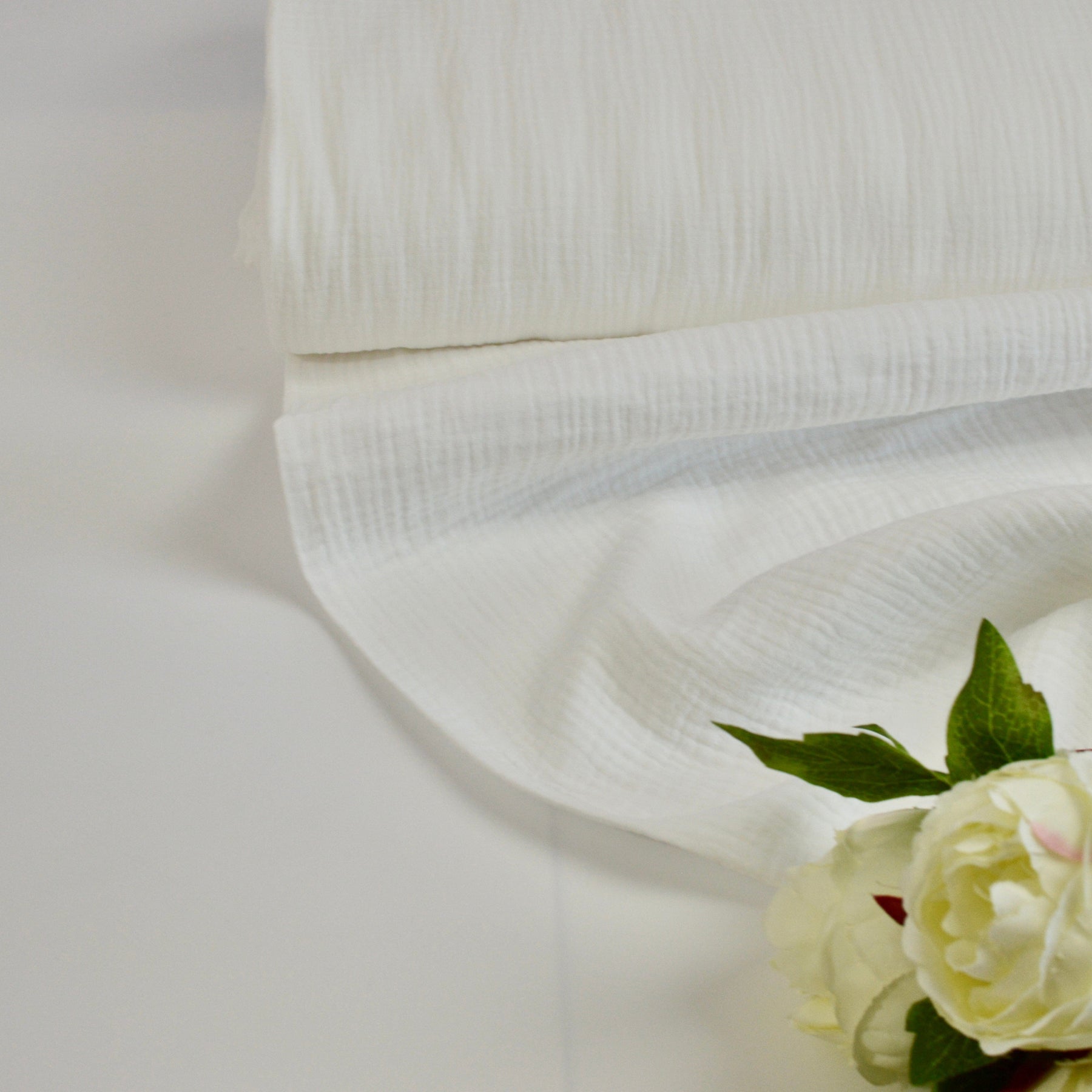 Musselin - Off white Fabric poshpinks