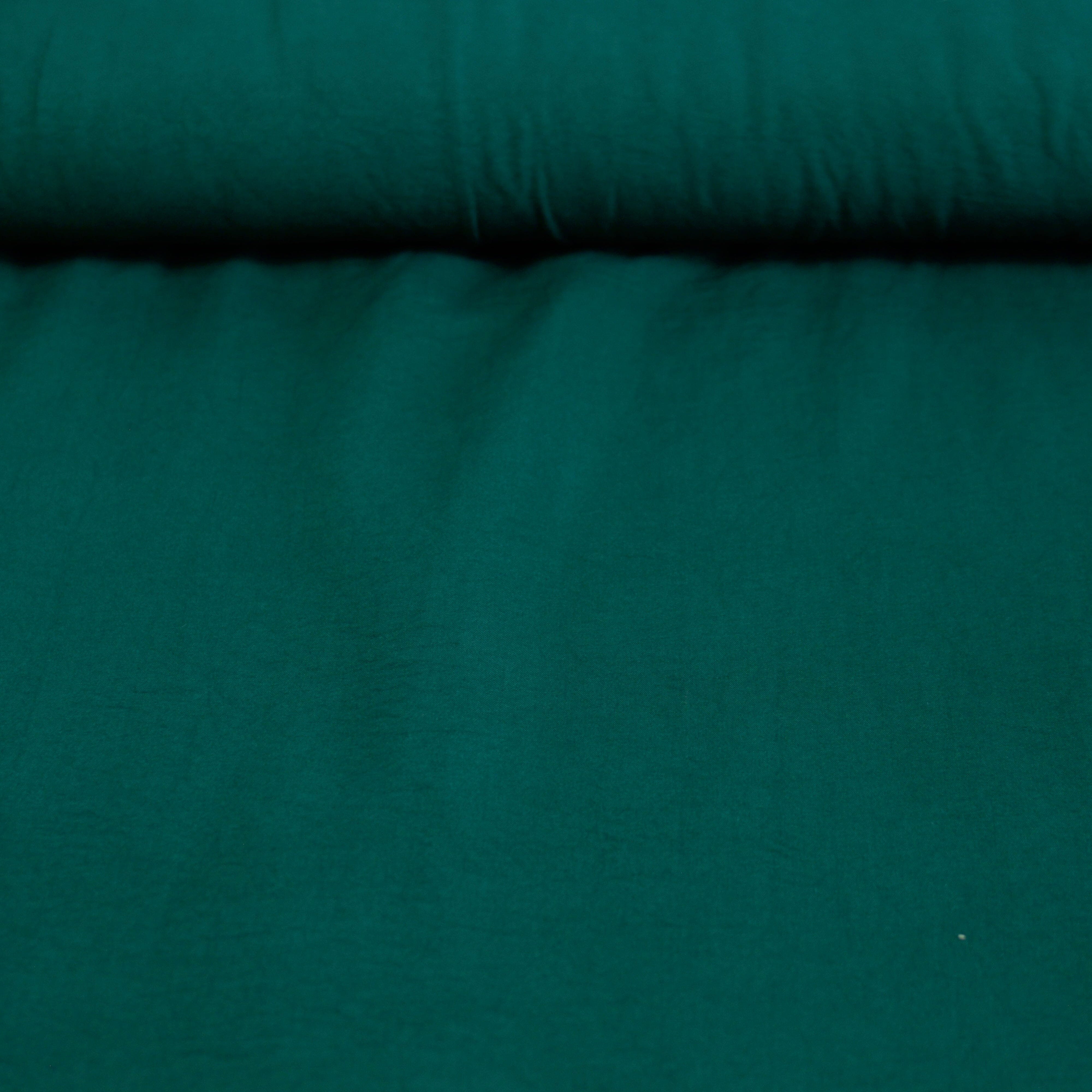 Classy knitterarme Webware Velvet Touch - dunkelgrün Fabric poshpinks