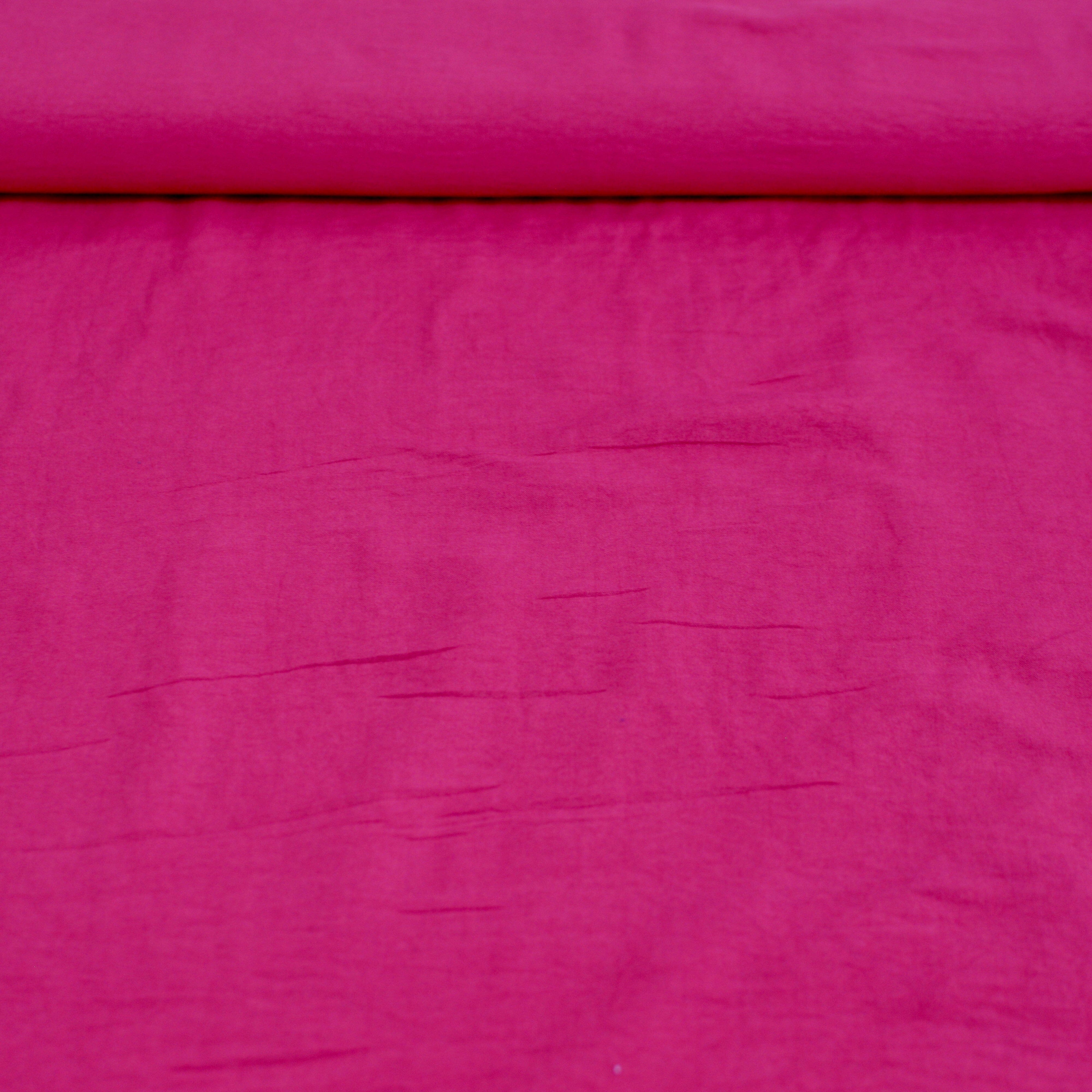 Classy knitterarme Webware Velvet Touch - knallpink Fabric poshpinks