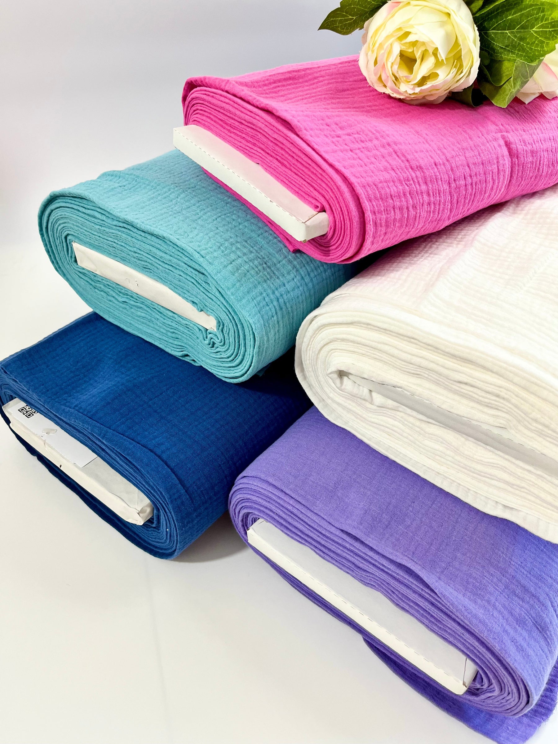 Musselin - Off white Fabric poshpinks