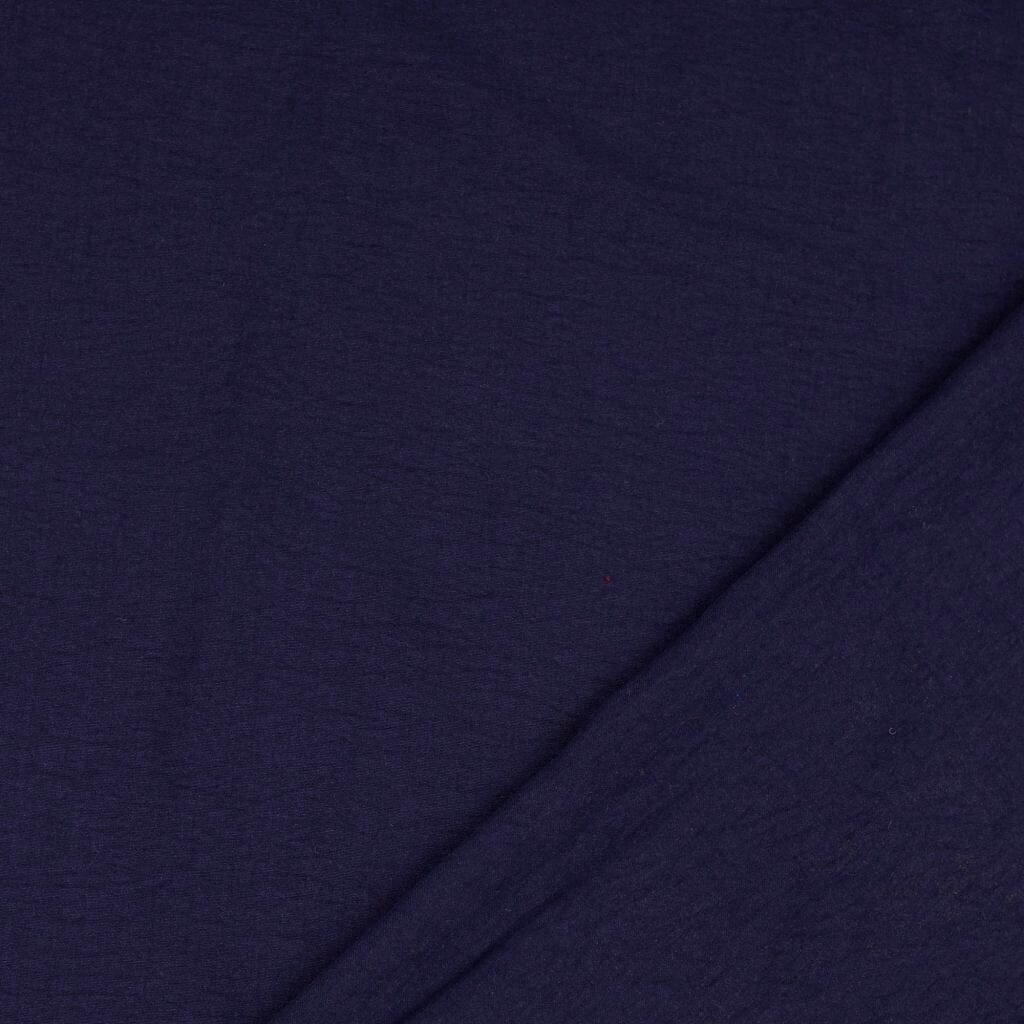 Classy knitterarme Webware Velvet Touch - dunkelblau Fabric poshpinks