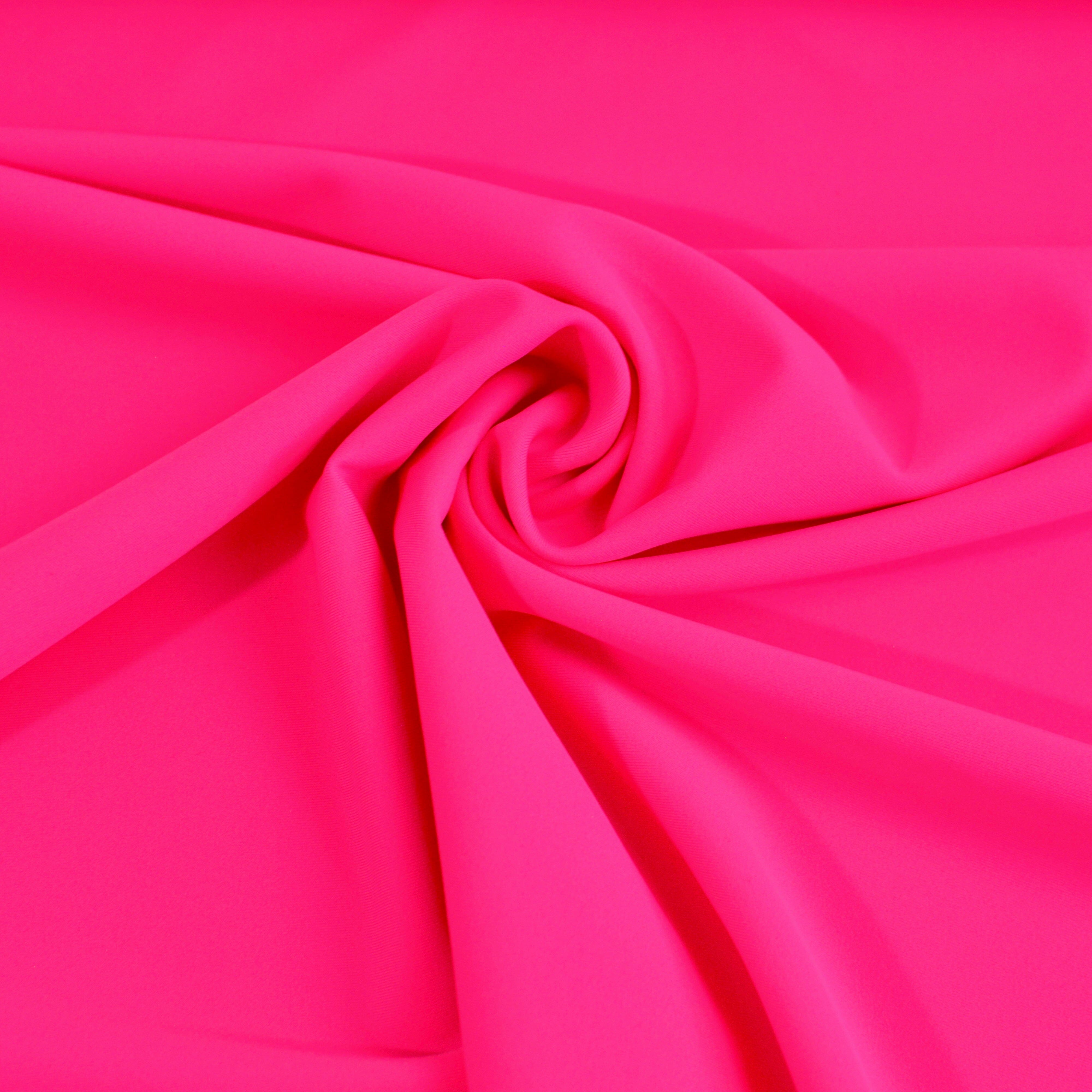 Lycra Neon Pink Fabric poshpinks