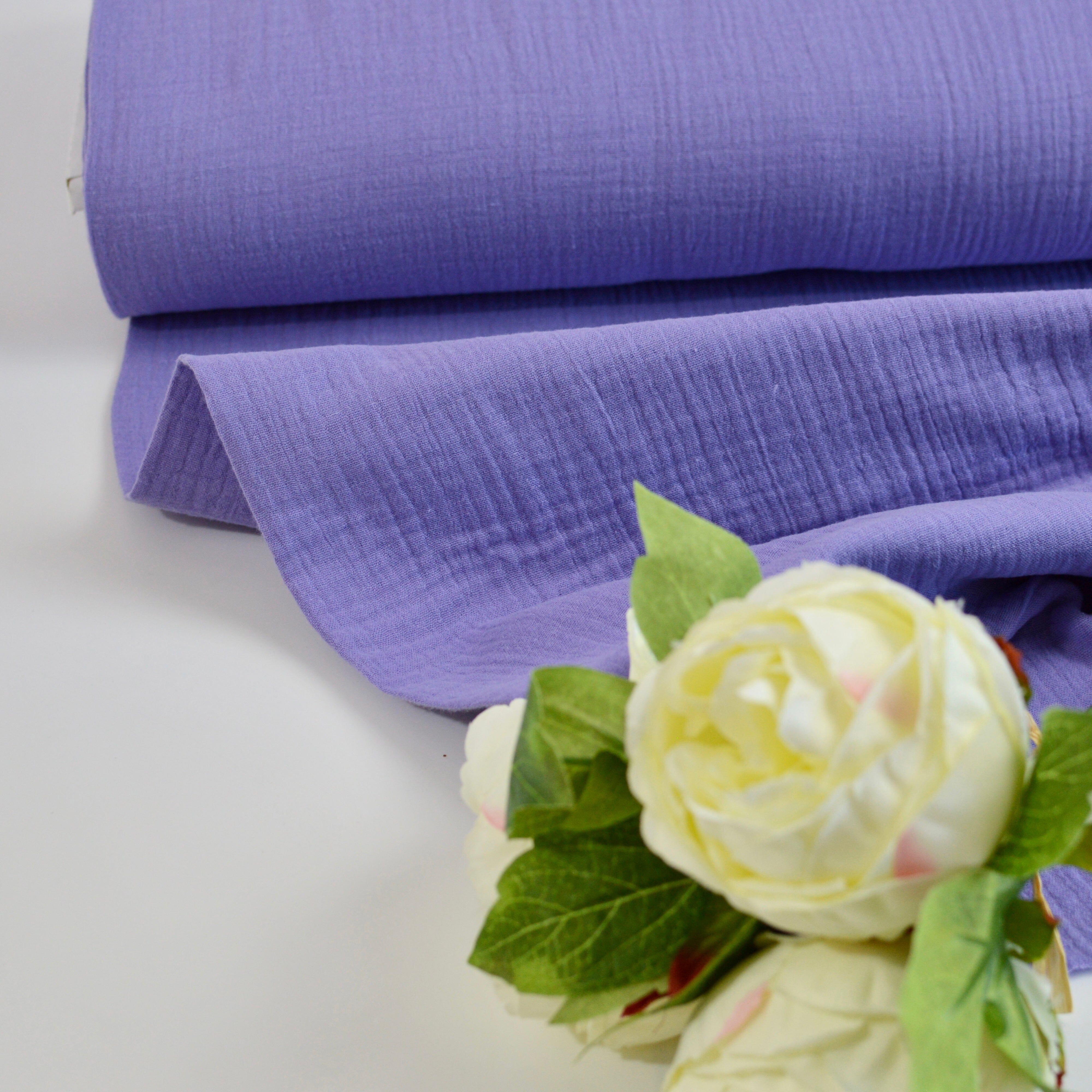 Musselin - Pflaumen Lila Fabric poshpinks