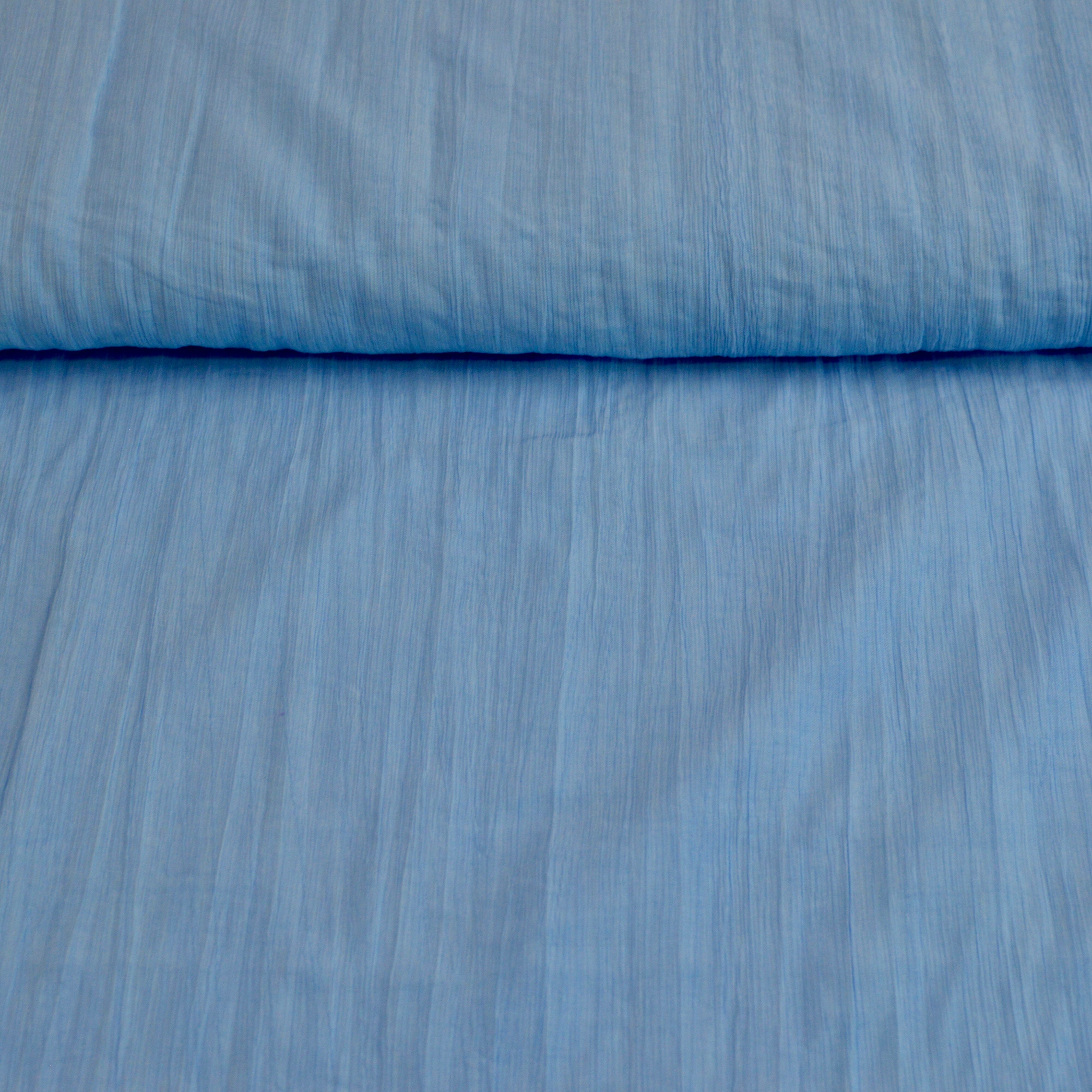 Viskose - gecrashed Glamlook Babyblau Fabric poshpinks