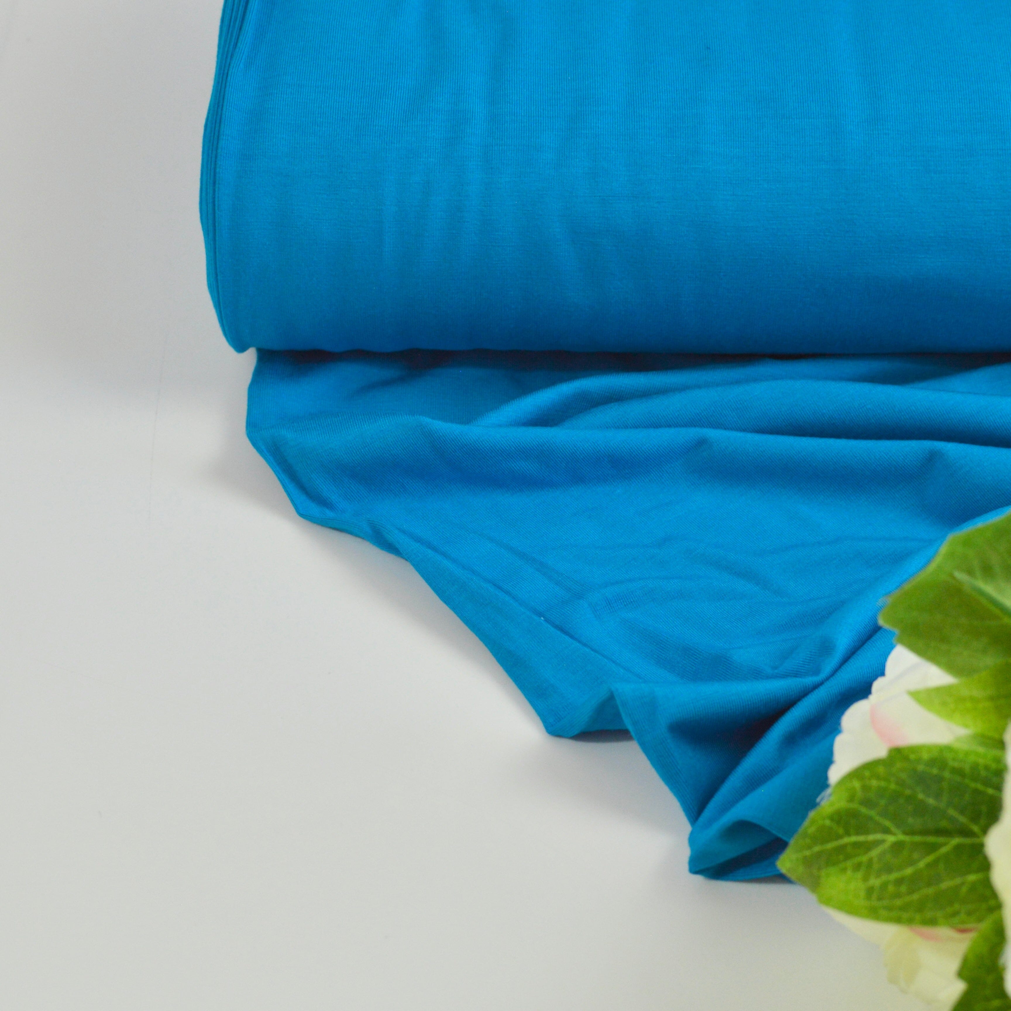 Viskose Jersey - Türkisblau Fabric poshpinks