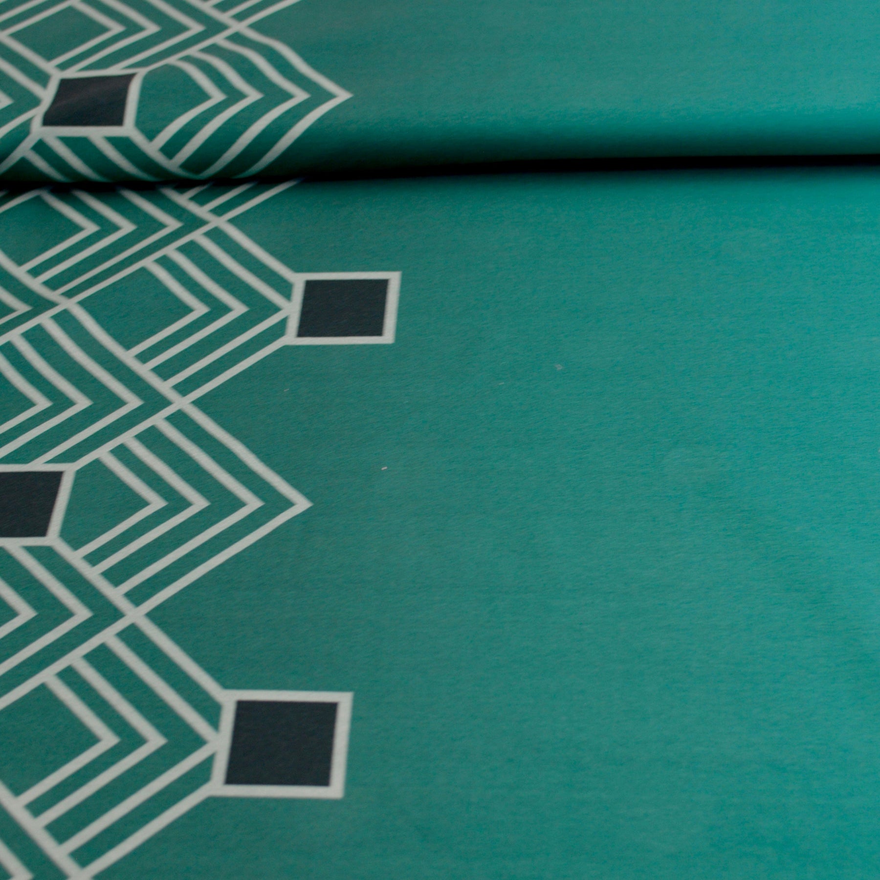 Baumwolljersey - Geometra by Anni Early - Bordüre Irish Margarita Fabric poshpinks