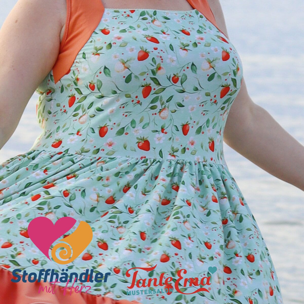 Stoffhändler mit Herz Eigenproduktion 18 - Berry Delight by Tante Ema Fabric poshpinks