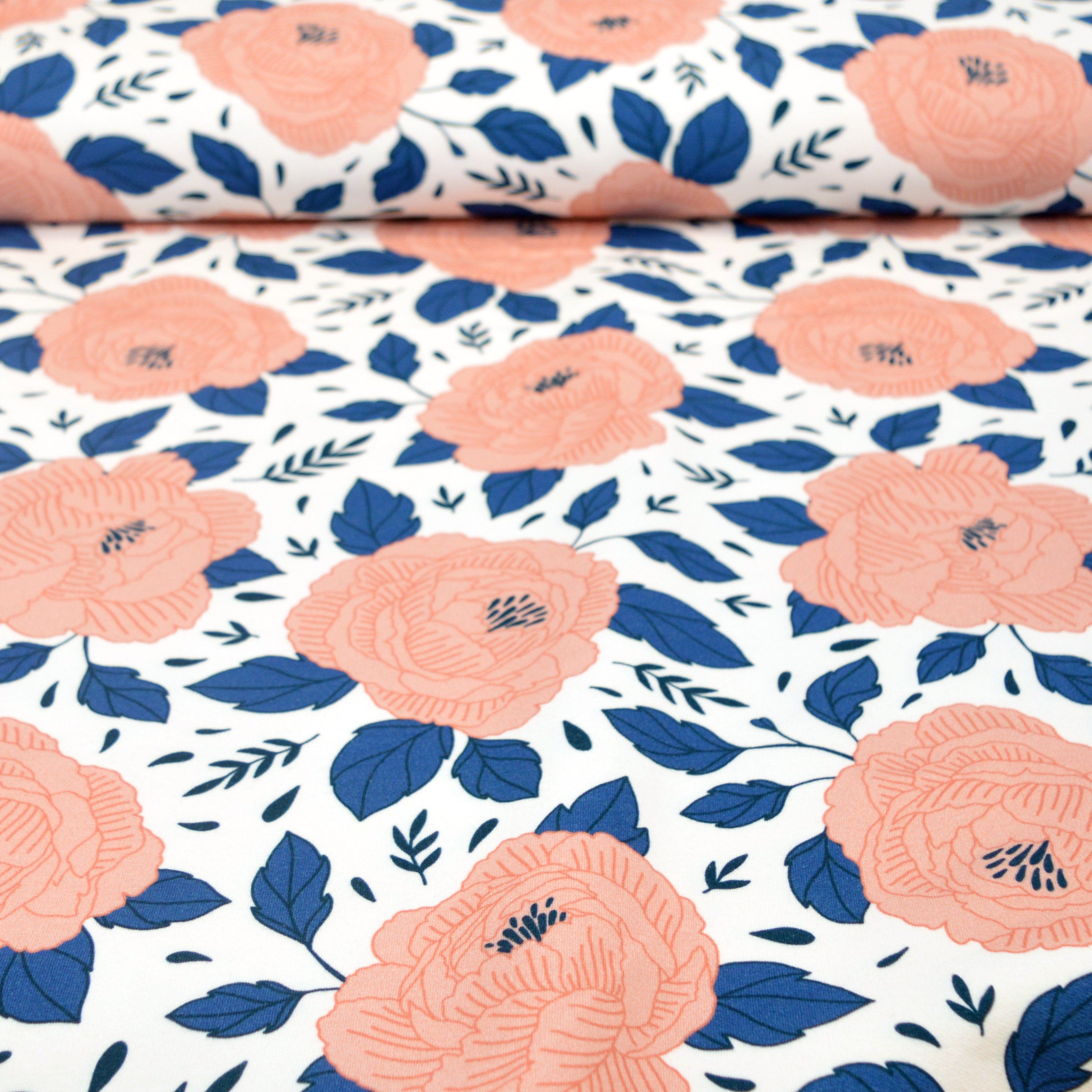 French Terry - Aurora - Blumen - poshpinks